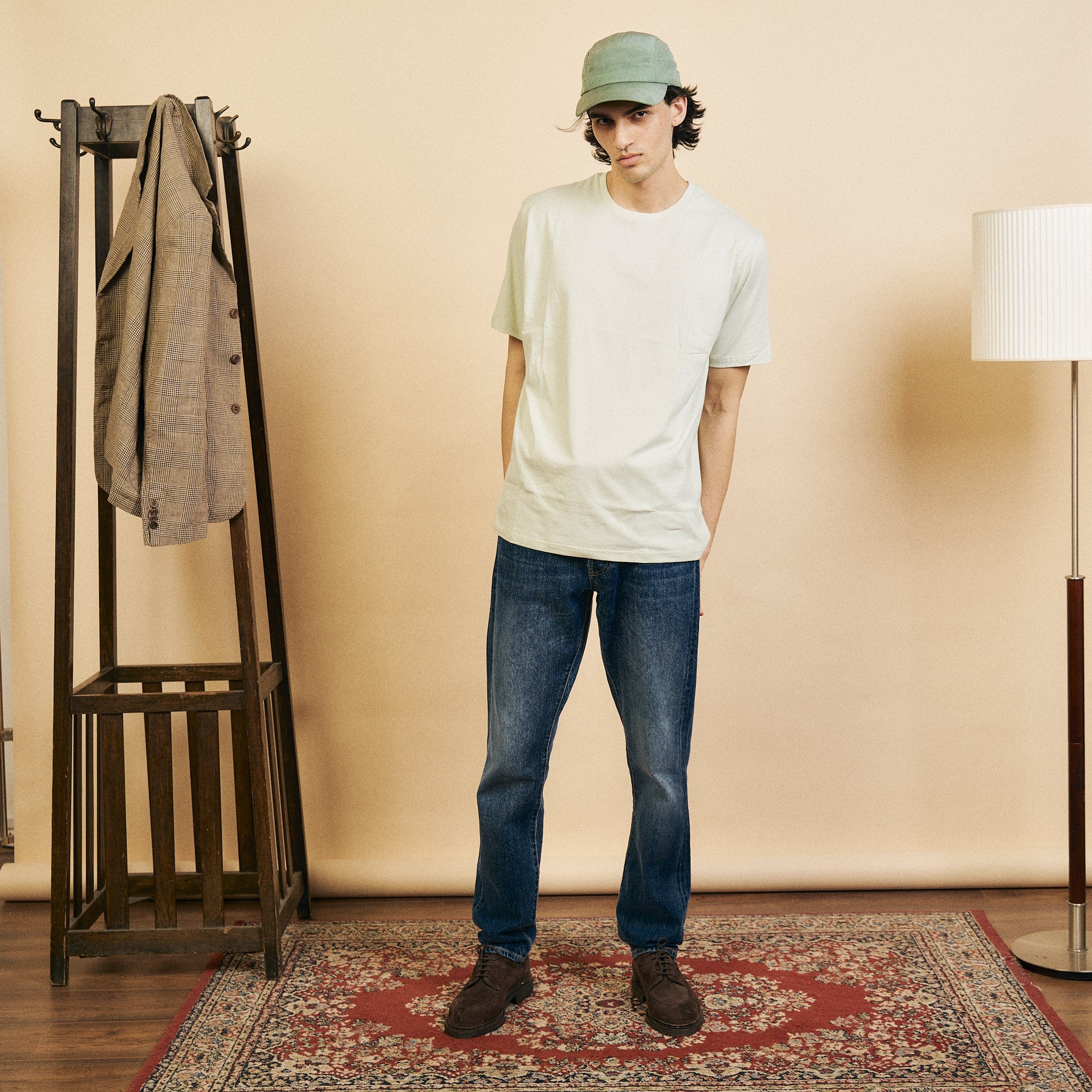 Burrows & Hare Organic Egyptian Cotton T-Shirt - Sage