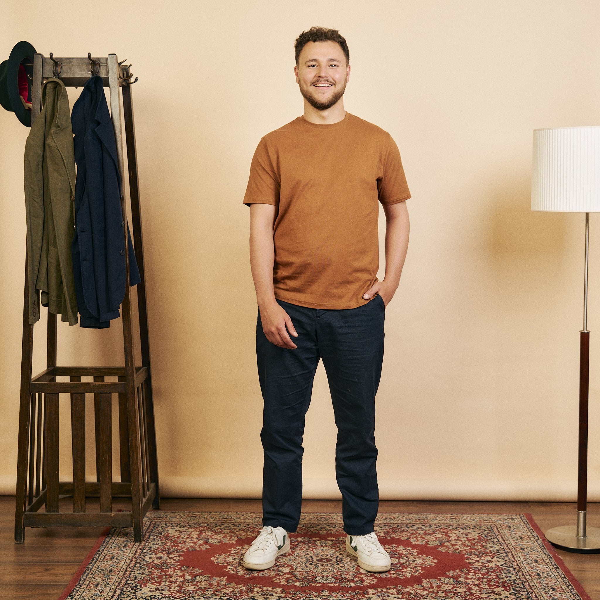 Burrows & Hare Organic Egyptian Cotton T-Shirt - Glazed Ginger