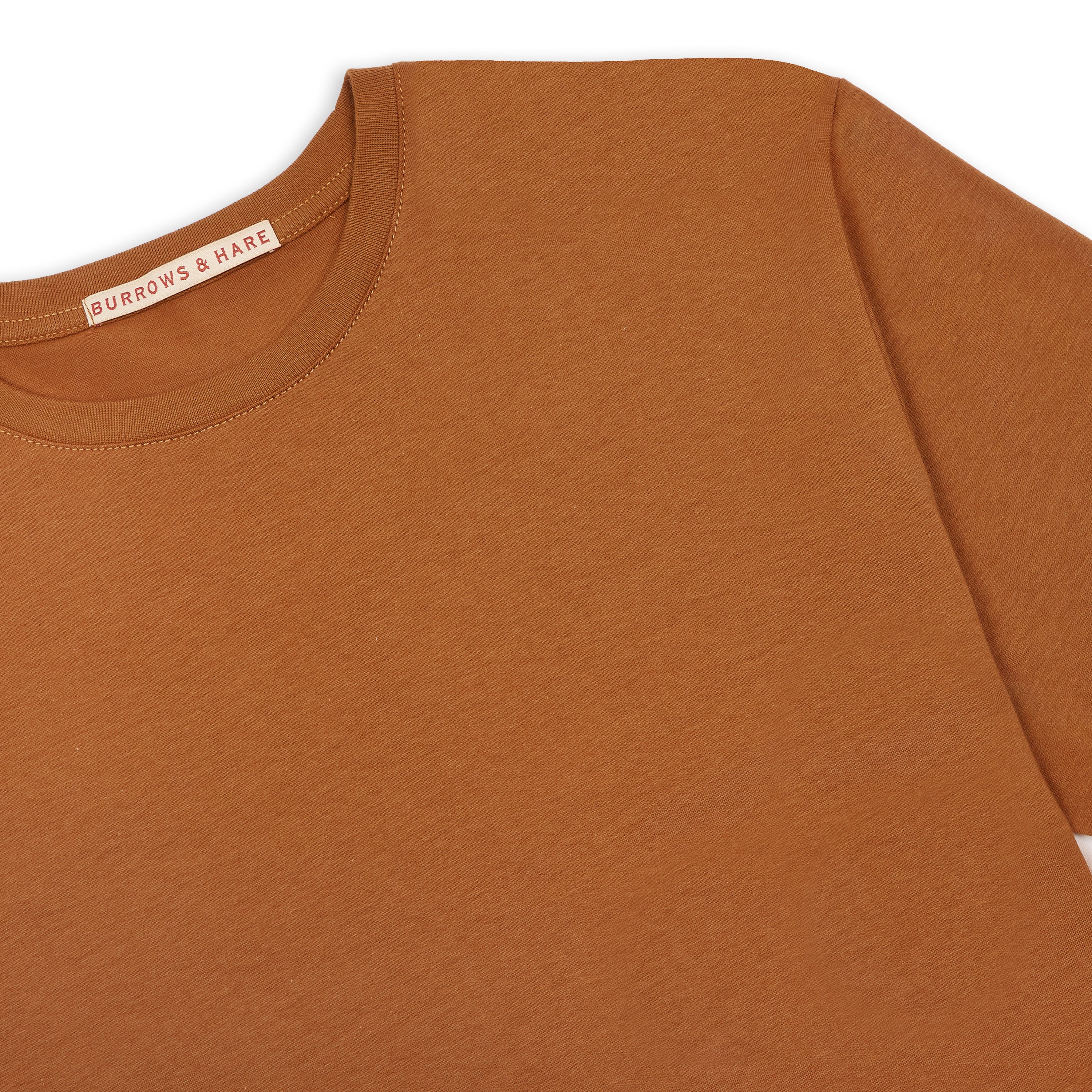 Burrows & Hare Organic Egyptian Cotton T-Shirt - Glazed Ginger