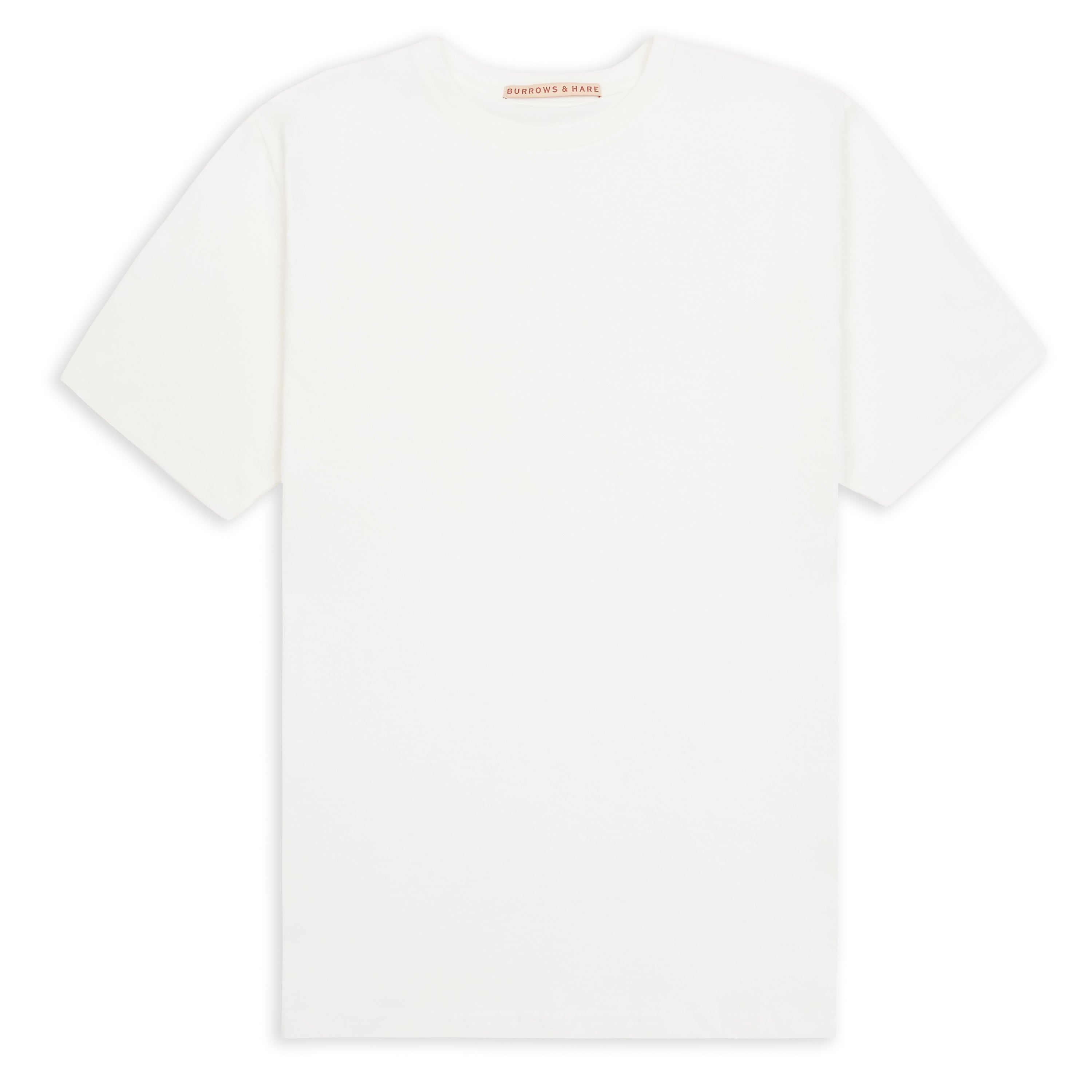 Burrows & Hare Organic Egyptian Cotton T-Shirt - Off White