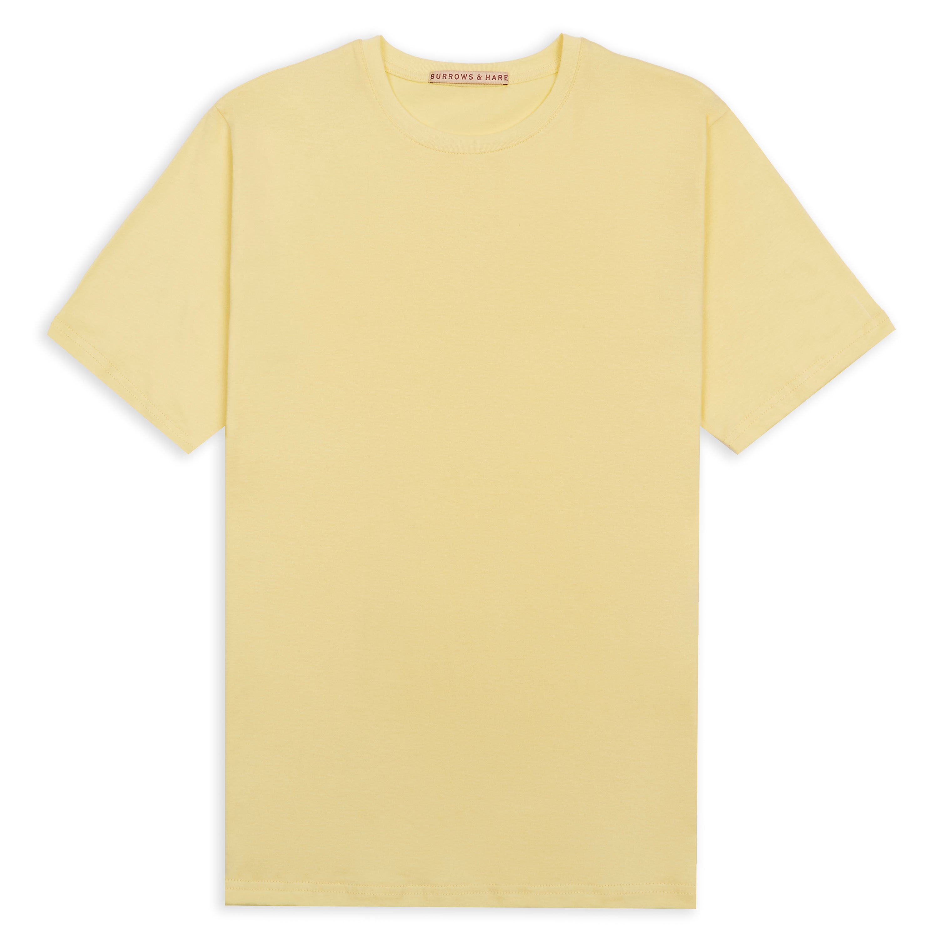 Burrows & Hare Organic Egyptian Cotton T-Shirt - Yellow