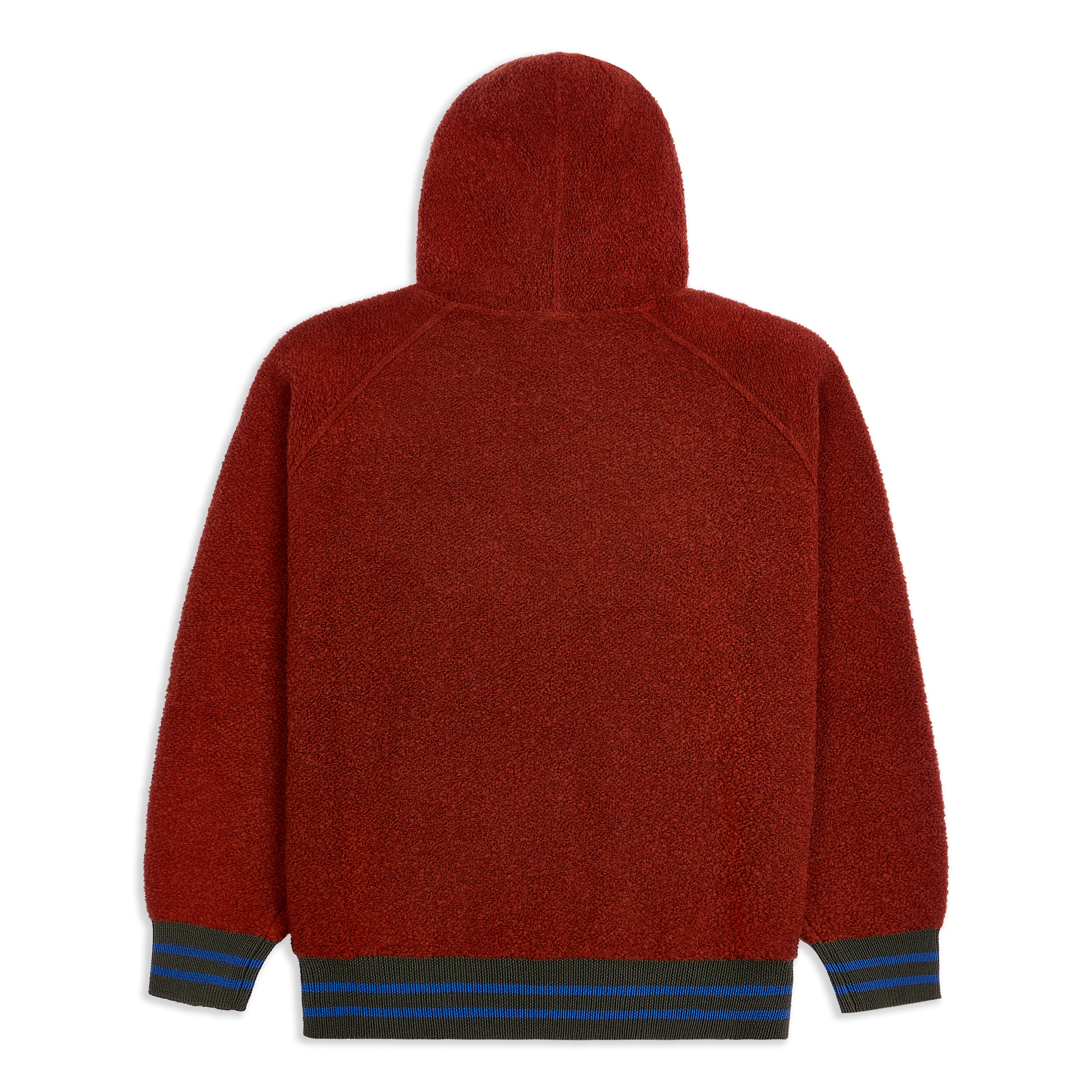 Gallia Merino Hoodie Terracotta/Green
