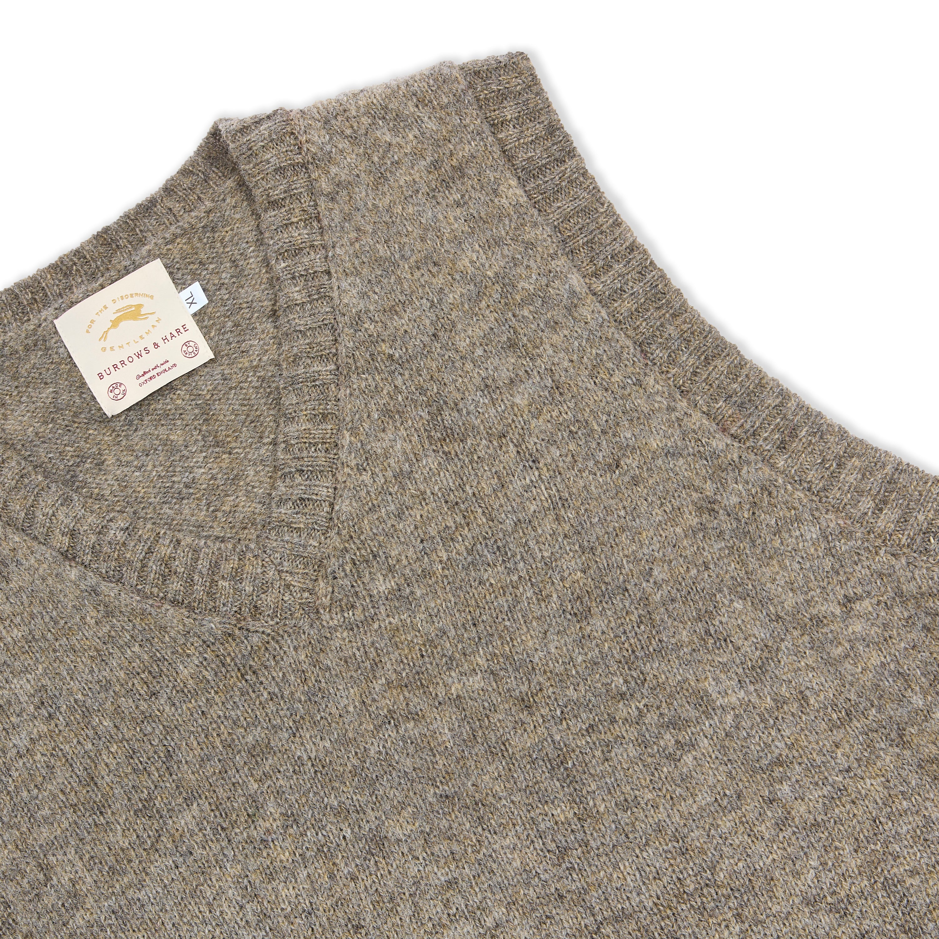 V-Neck Slipover - Oyster