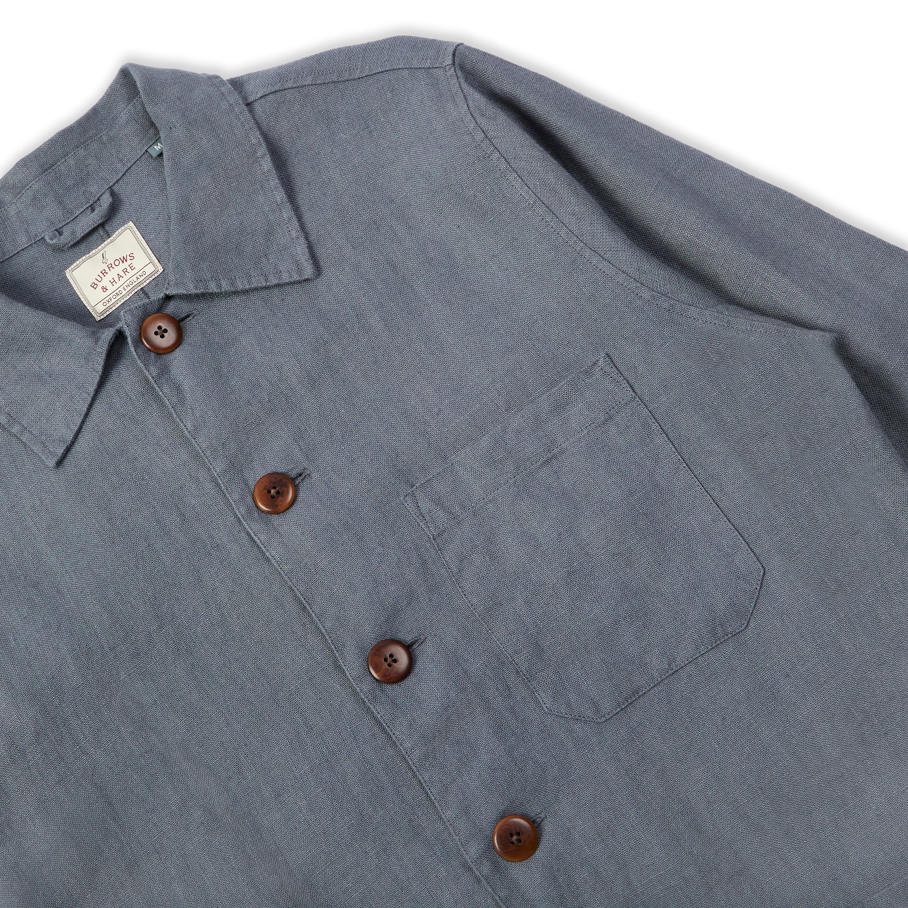 Linen Iffley Jacket men - Charcoal