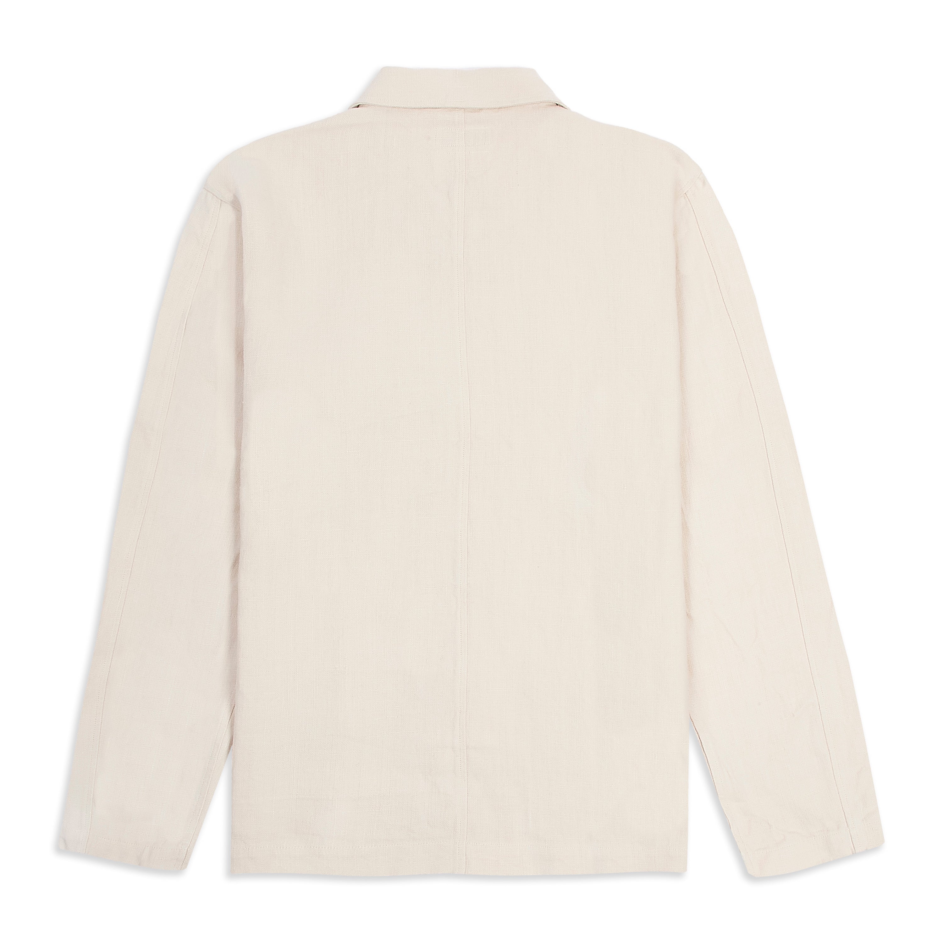 Linen Jericho Jacket - Lime White