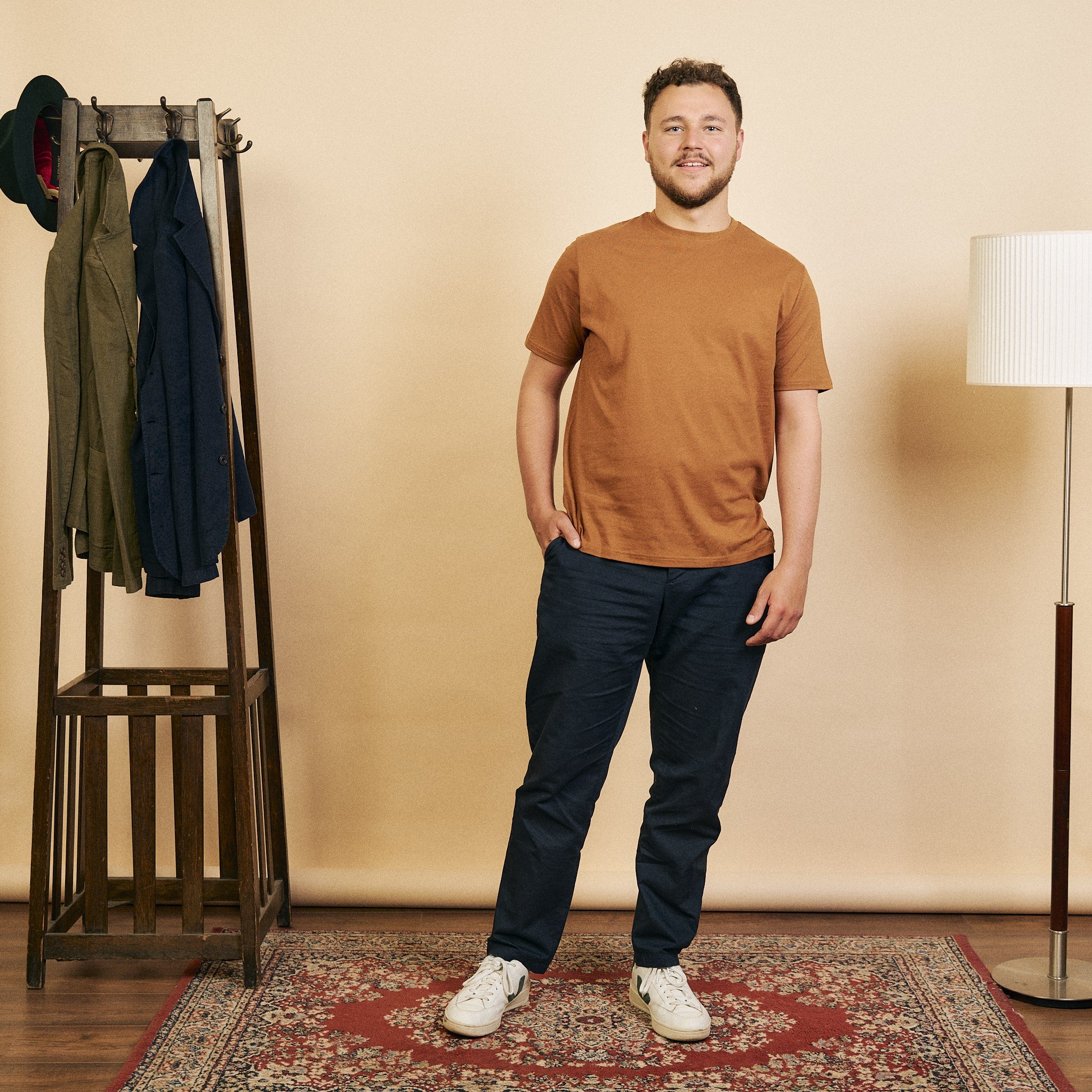 Burrows & Hare Organic Egyptian Cotton T-Shirt - Glazed Ginger