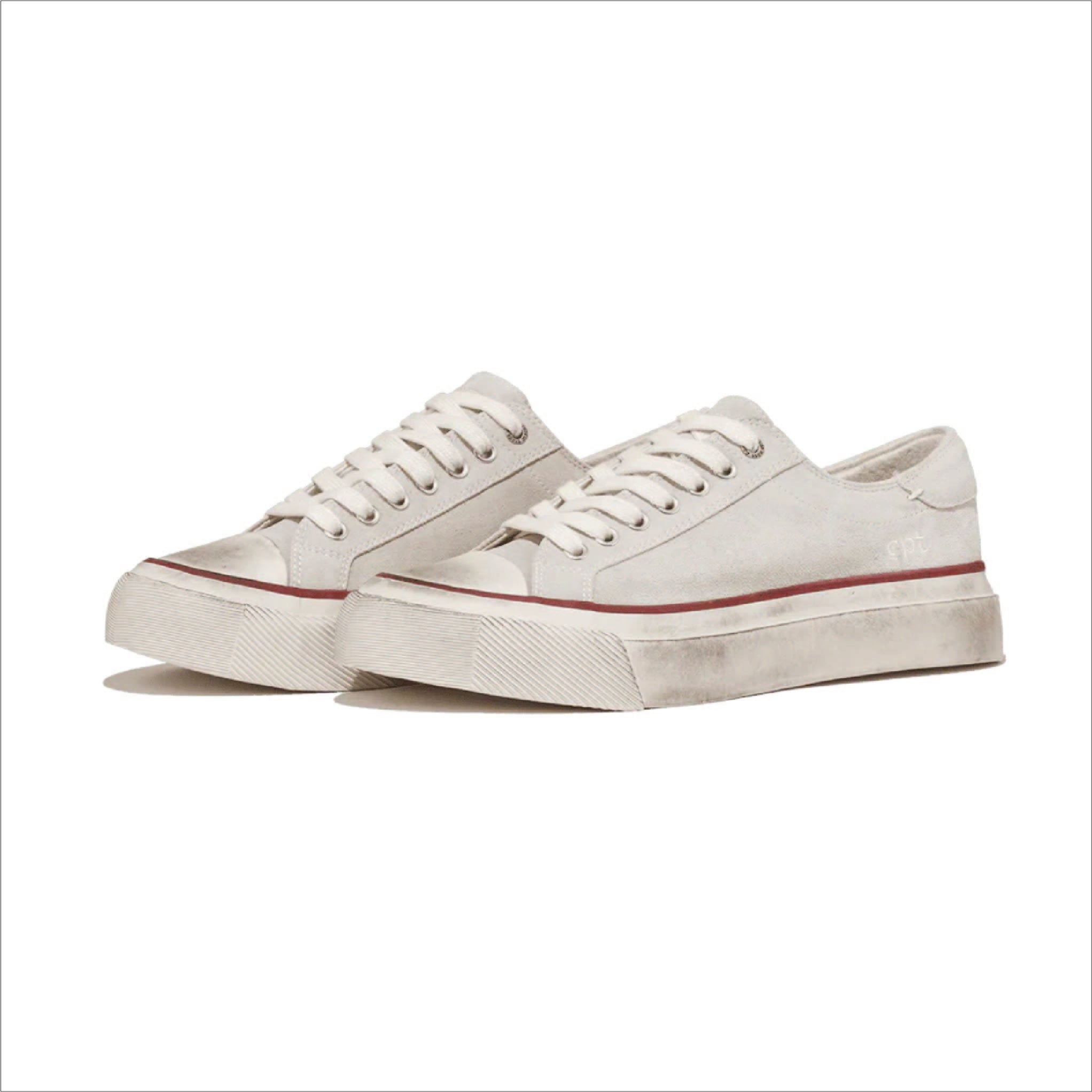 Dive Vintage by East Pacific Trade in Cream/Red — lateral side view