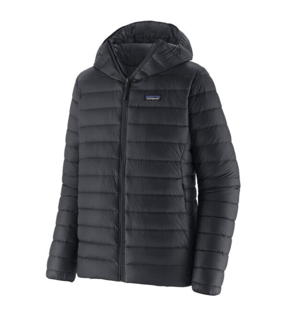 Down Sweater Hoody - Black