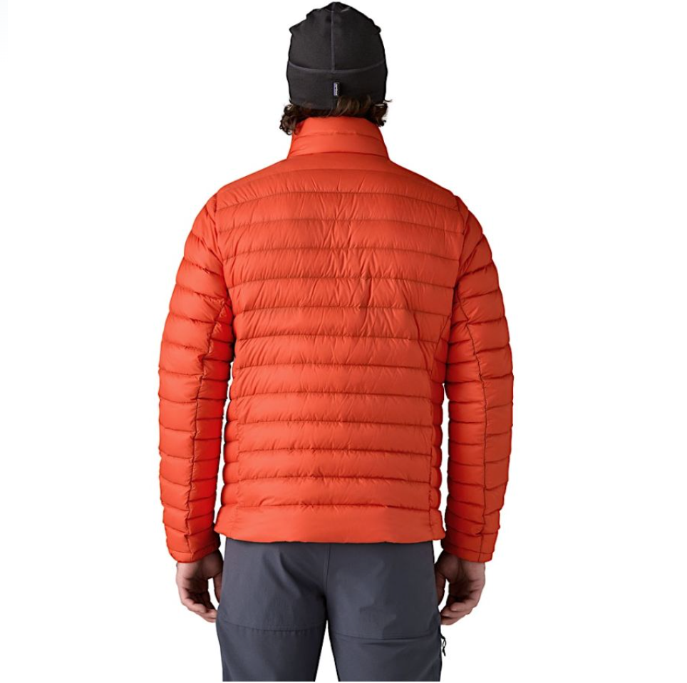 Down Sweater - Coal Orange