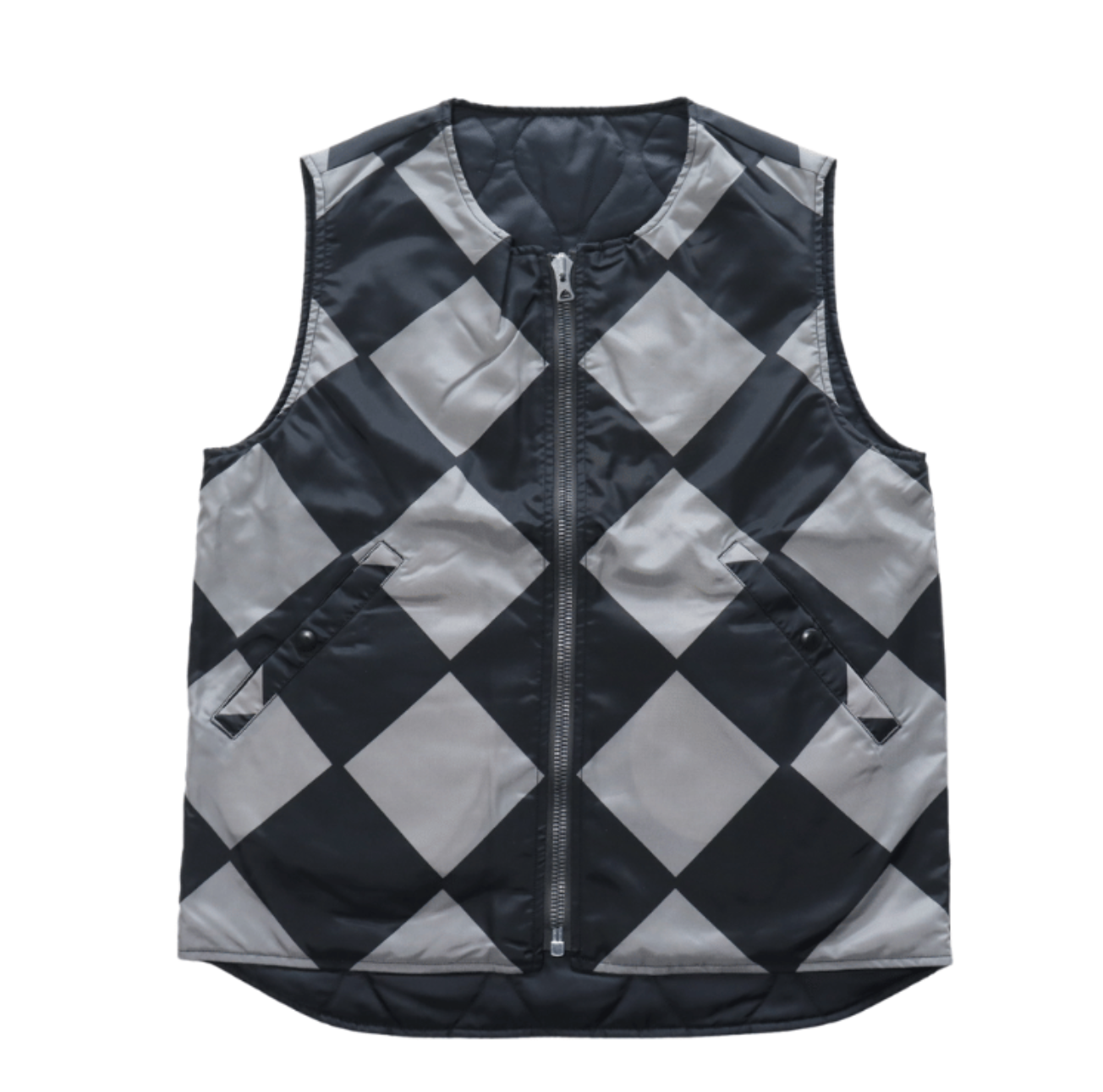 Black Line Crewman Vest (Mod) Reversible - Grey/Black