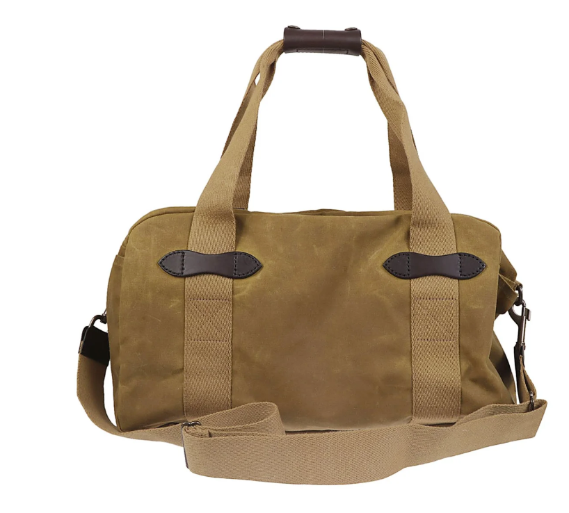 Tin Cloth Medium Duffle Bag - Dark Tan