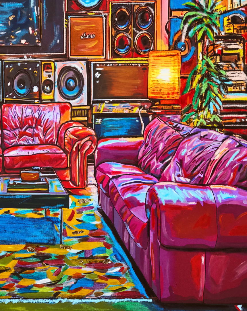 House of Music - Artist Edition Art Print | Signed & Hand Embellished