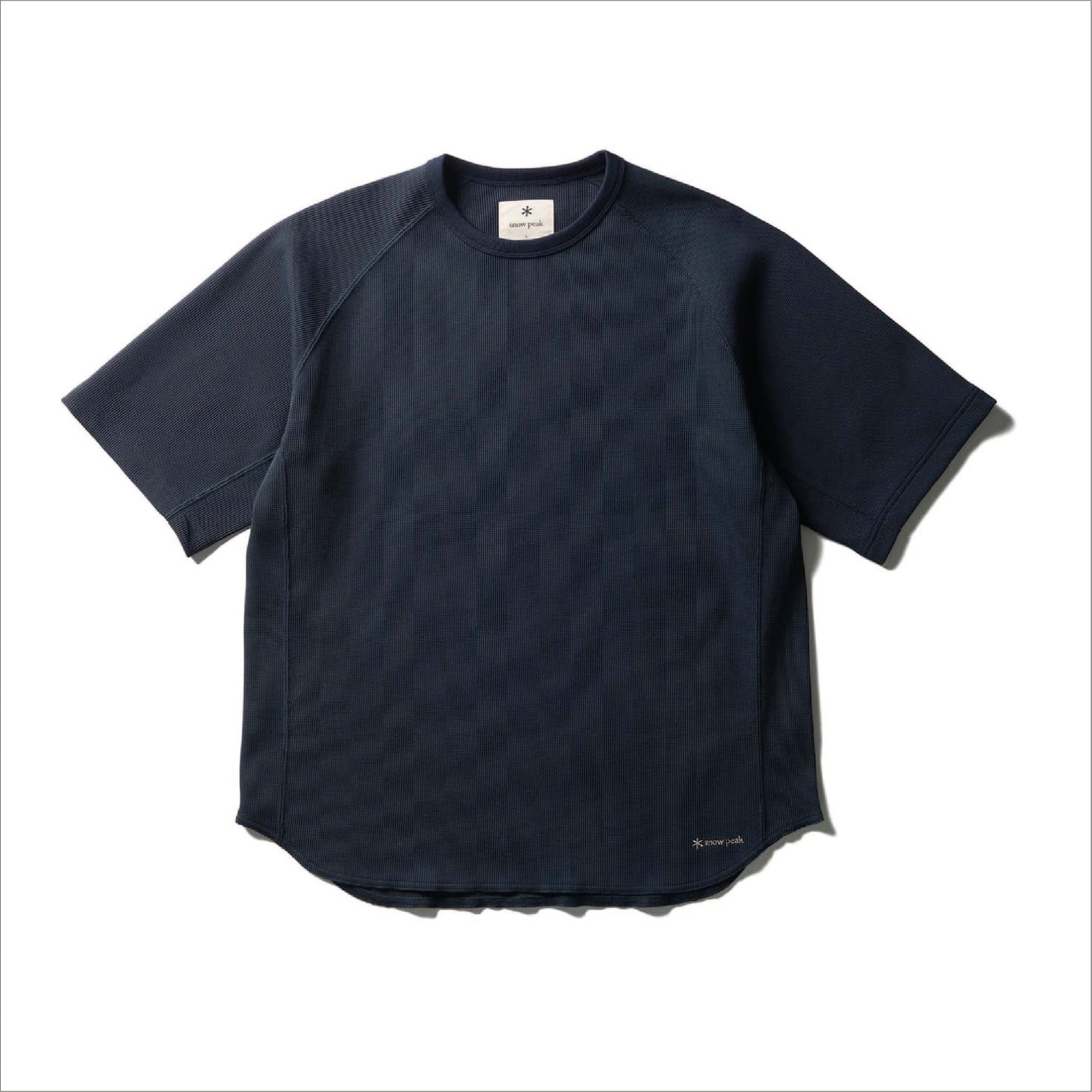 Dry Waffle T-Shirt - Dark Navy