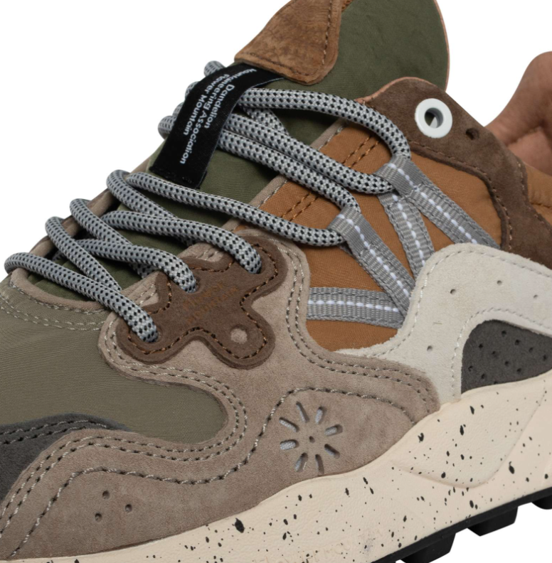 Yamano 3 Suede/Nylon Grey-Onion