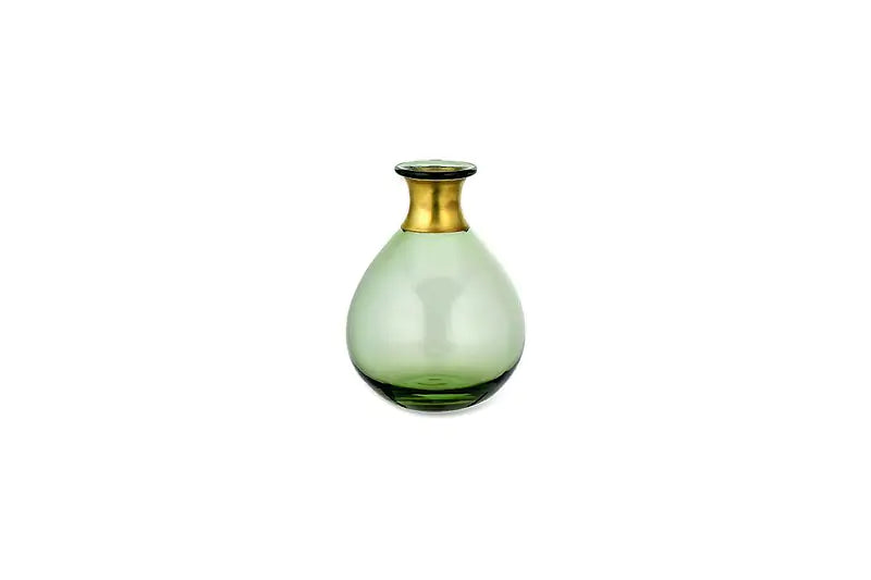 Mini Glass Vase Medium - Green