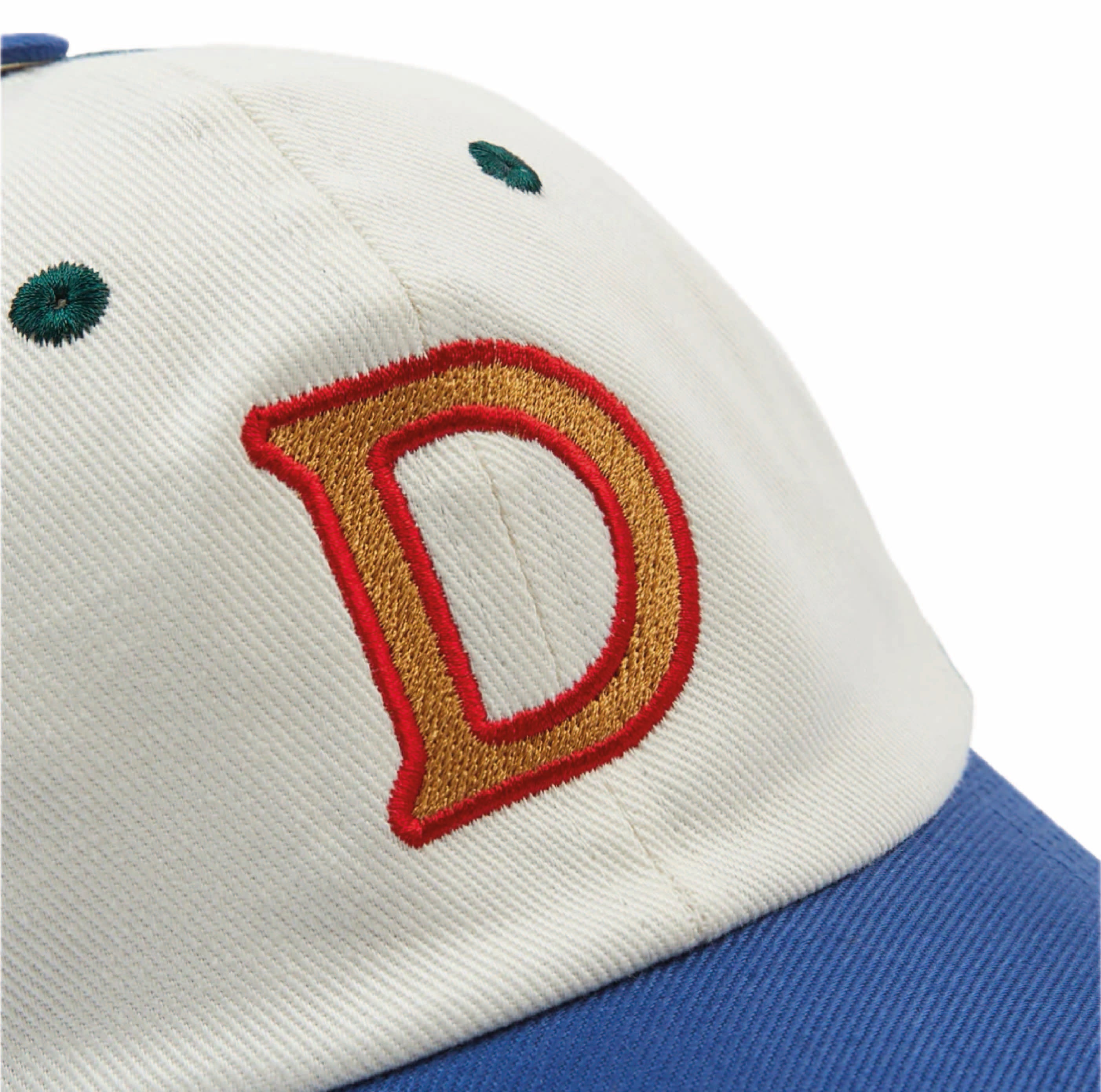 ‘D’ Emblem Cotton Twill Baseball Cap