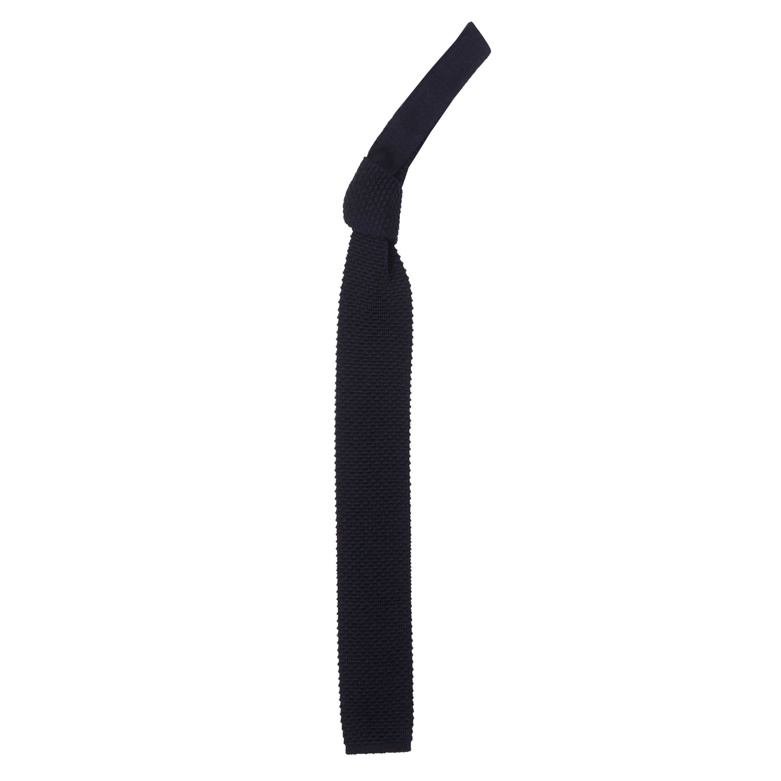 Knitted Tie - Navy