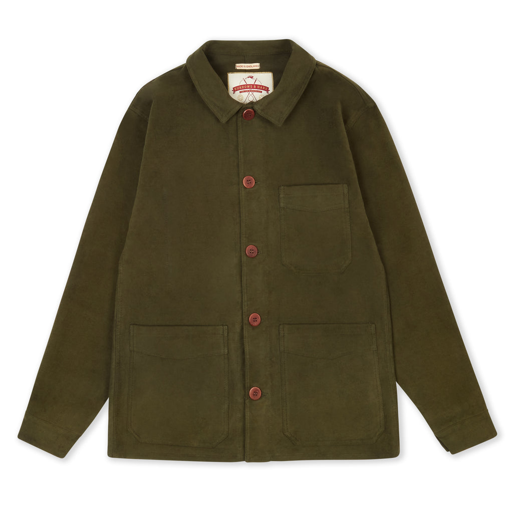 Burrows & Hare Luxury Heavyweight Moleskin Workwear Jacket