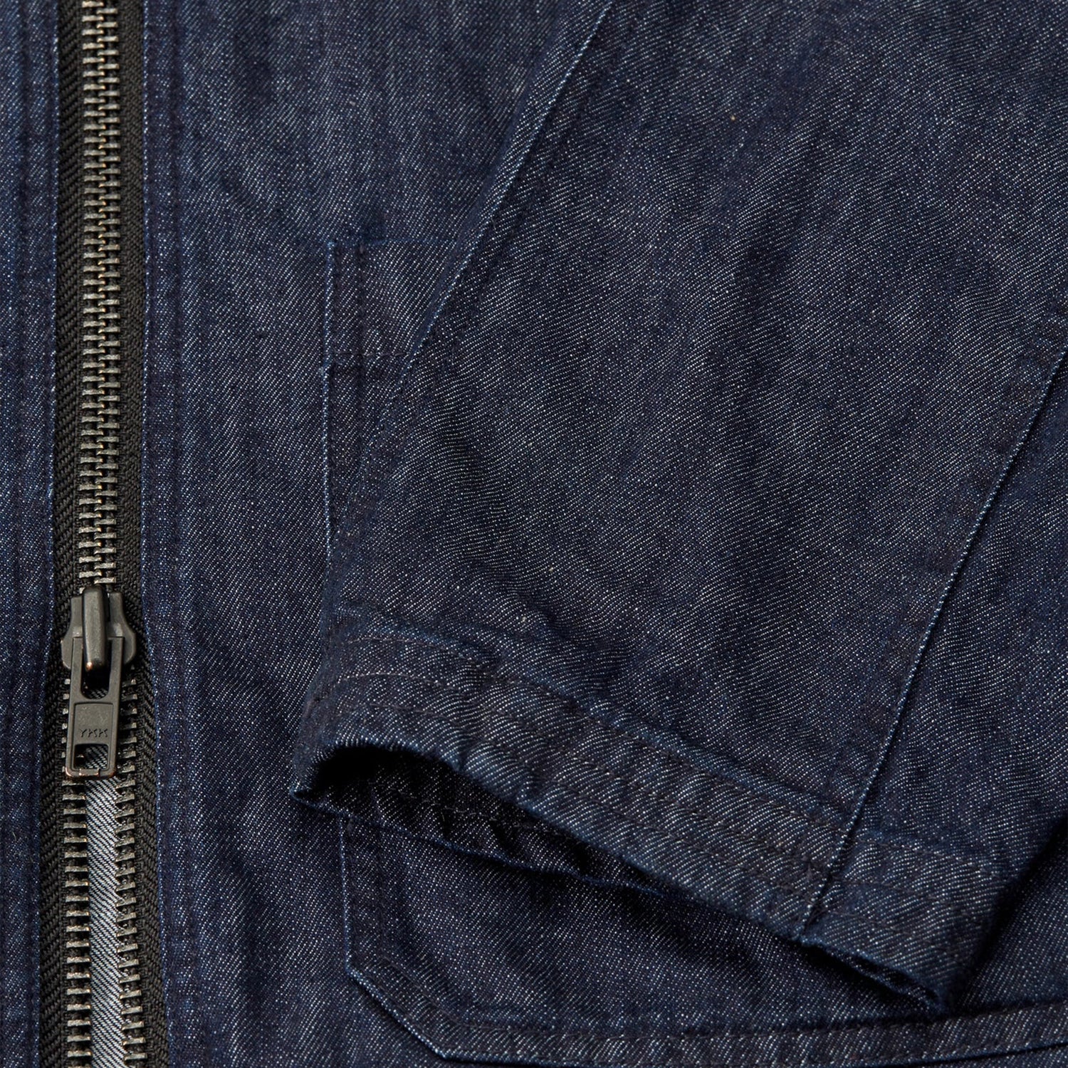 Hortus Gardening Jacket Mullins Denim - Indigo Rinse