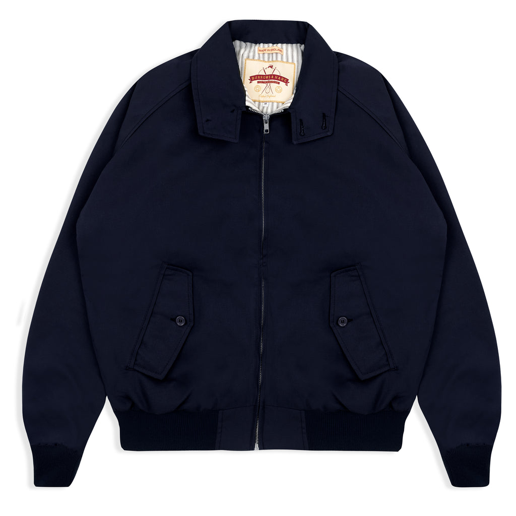 Burrows & Hare McQueen Harrington Jacket - Navy