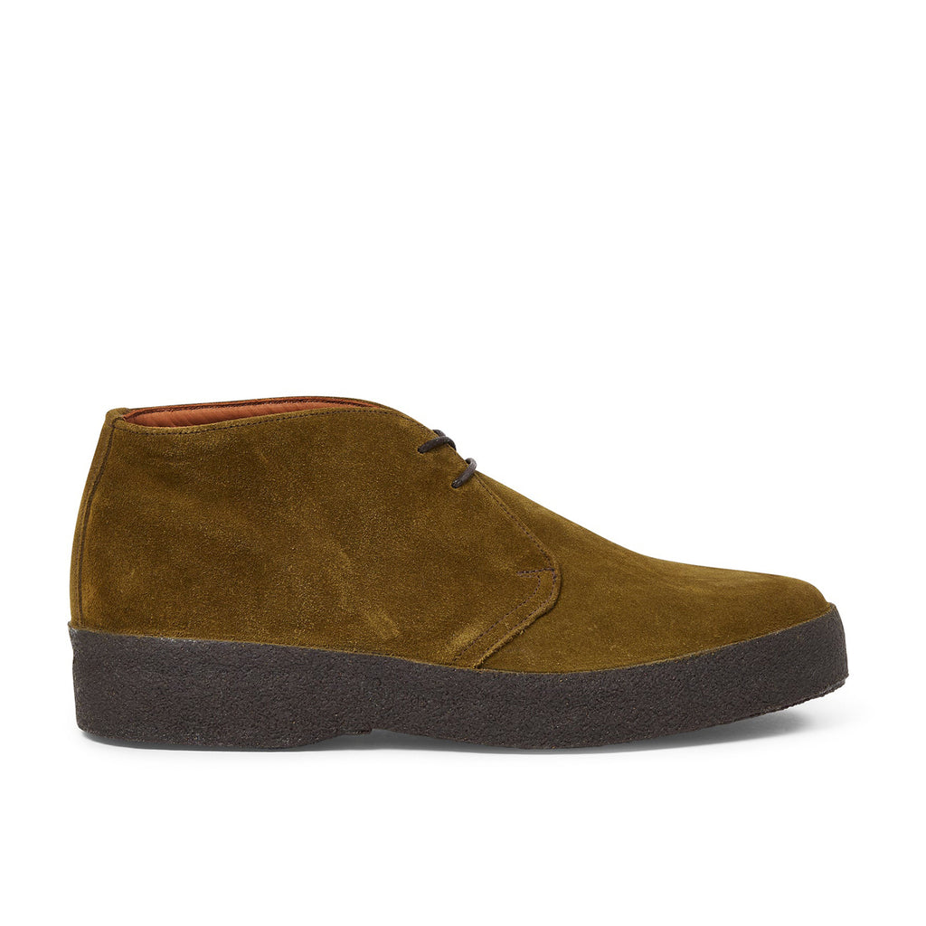 Sanders Suede Chukka Boots Japanese - Moss – Burrows & Hare