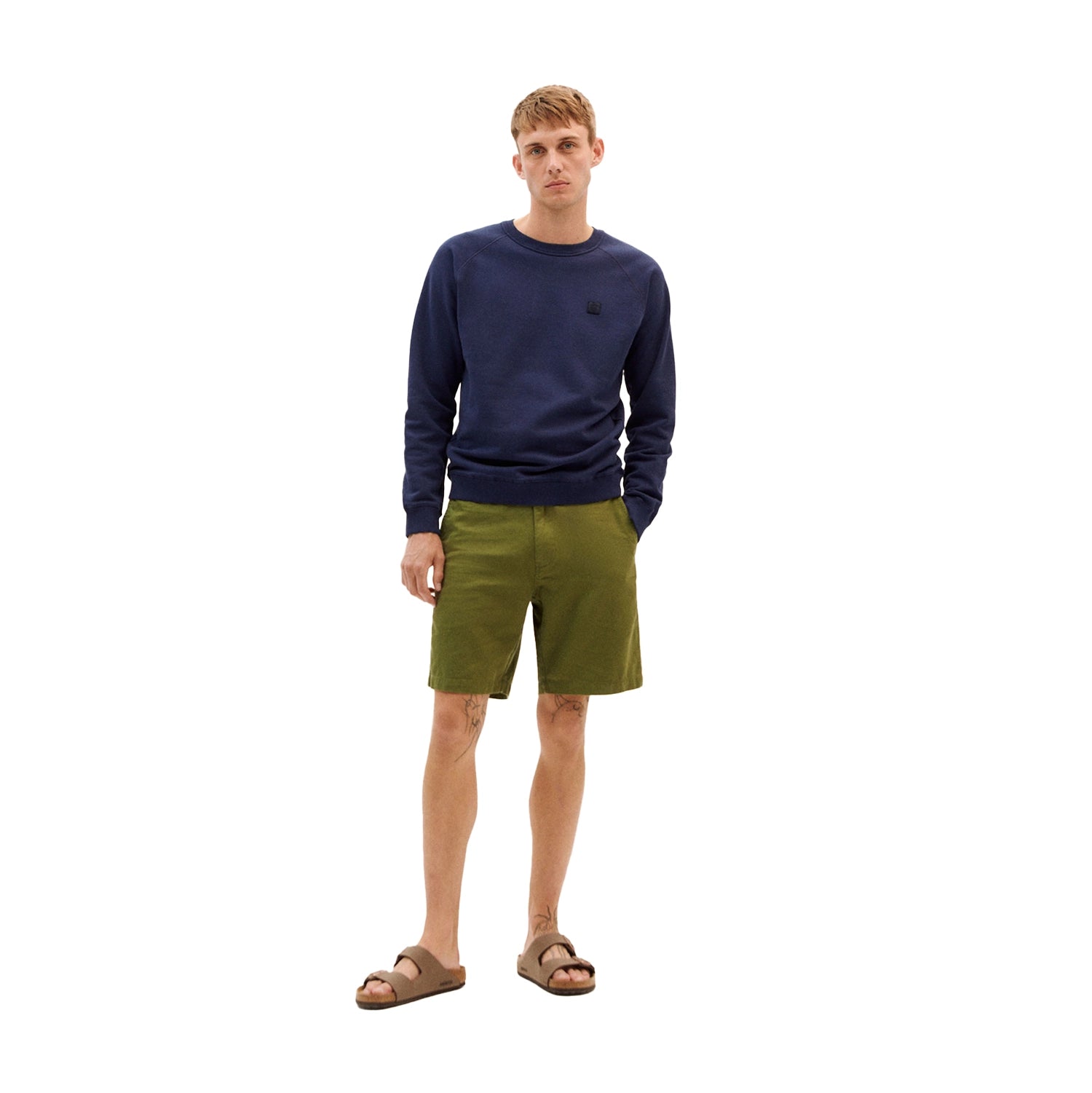 Thinking Mu Alex Shorts - Forest Green | Burrows & Hare