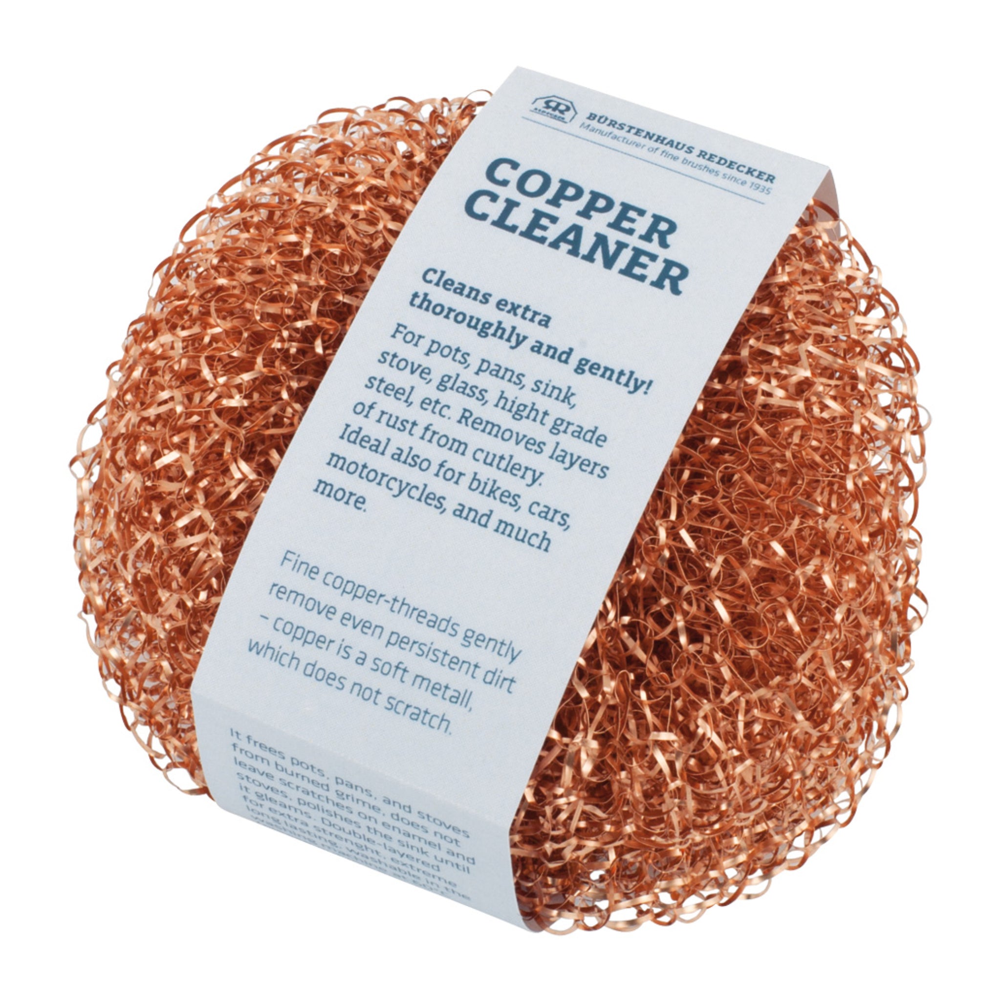 Redecker Copper Pot Scrubber - Set of 2