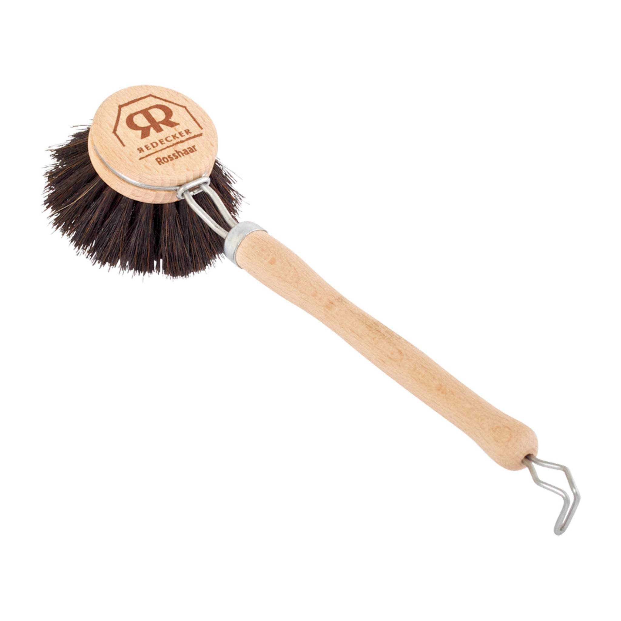 Redecker Dish Brush With Handle 4cm - Black