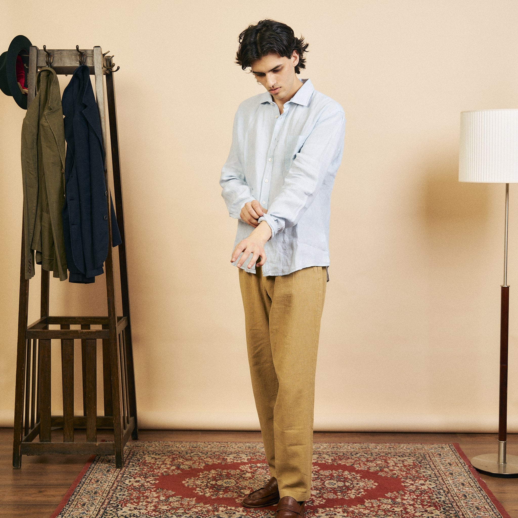 Linen Hythe Shirt - Sky 