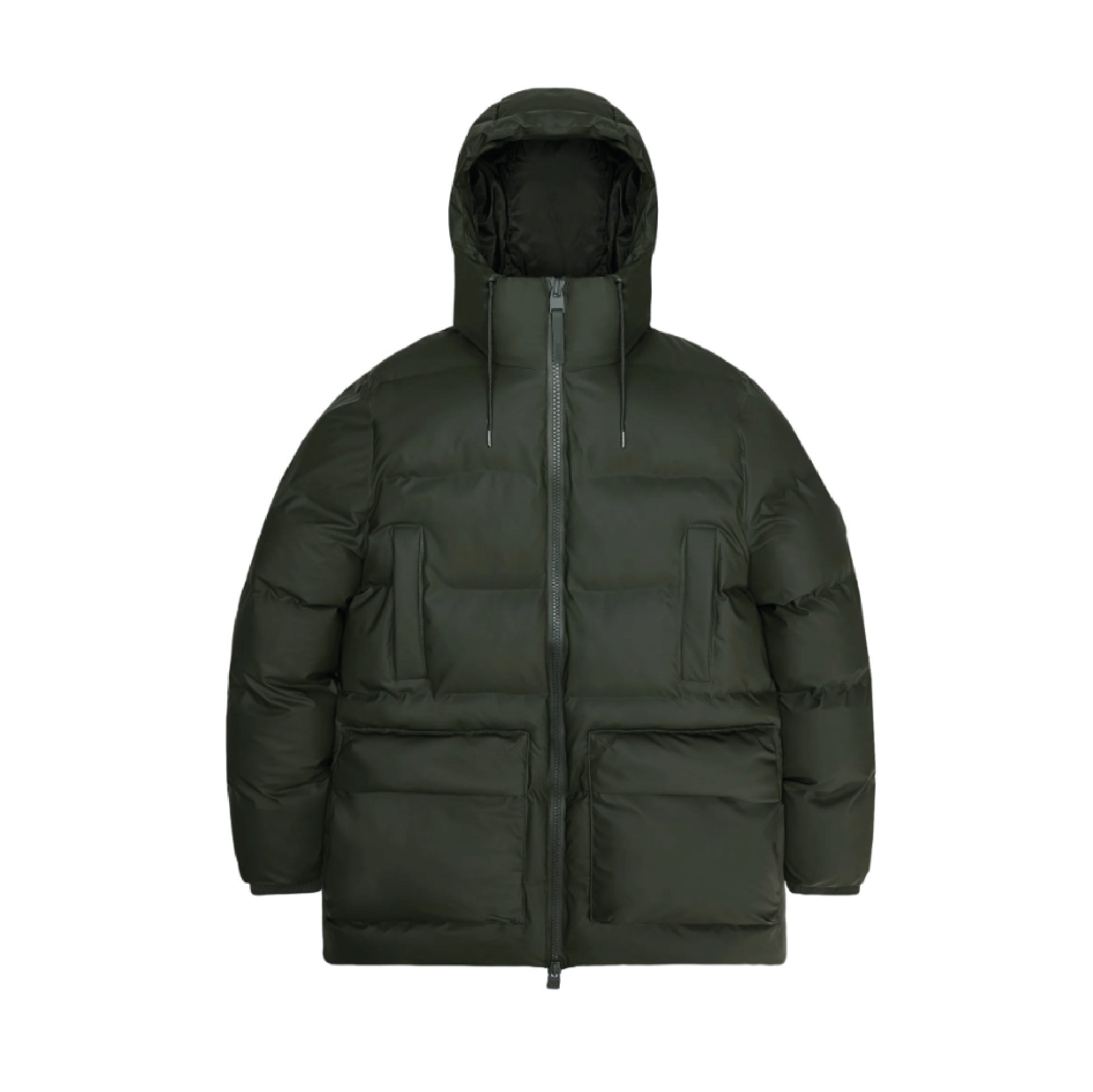 Alta Long Puffer Jacket - Green