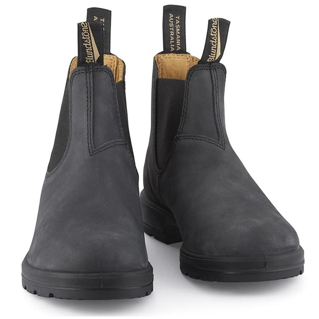 Classic Series Boot by Blundstone in Rustic Black — detail view