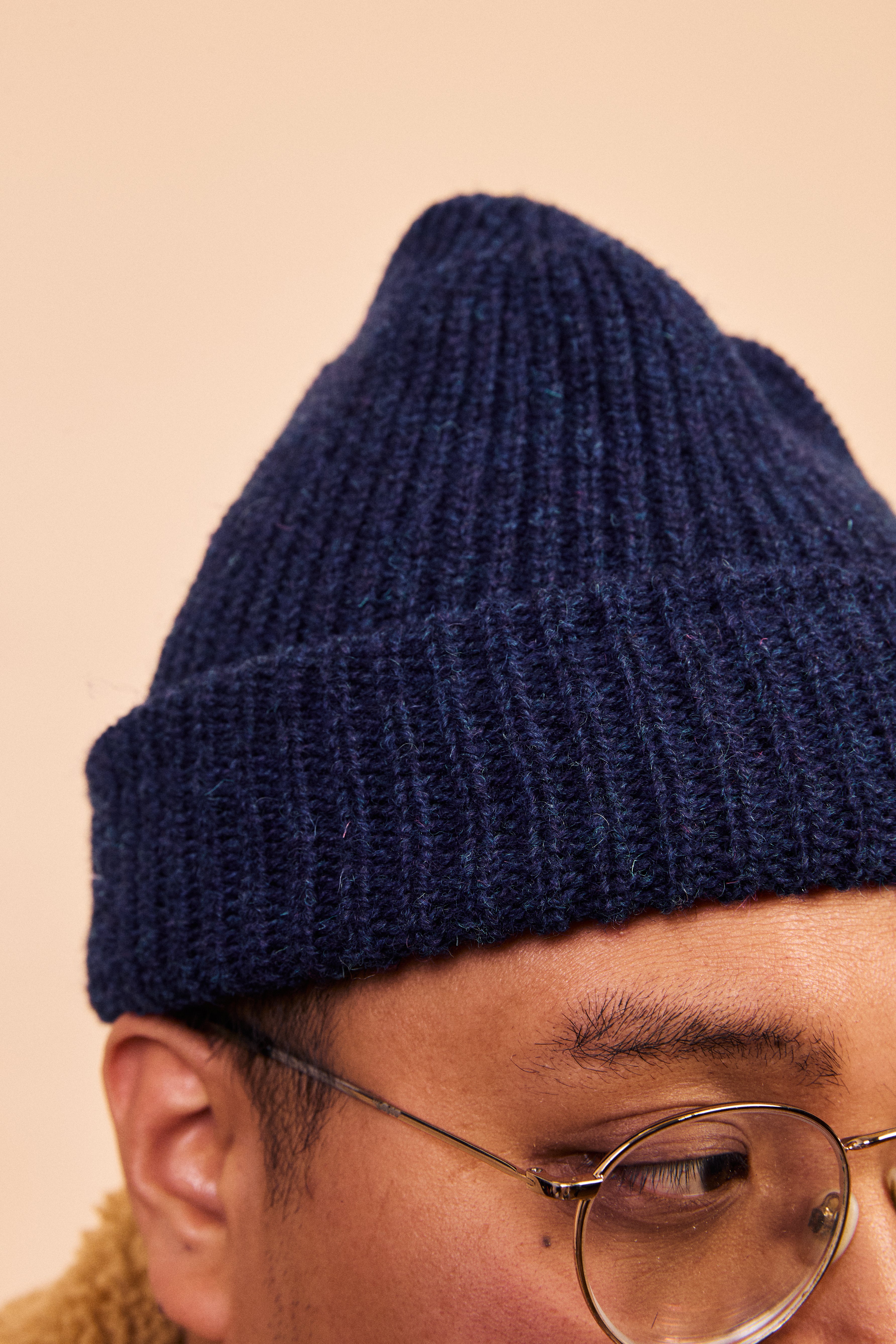 Mechanics Beanie Hat - Navy