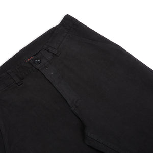 Vetra Cotton Weaved Trousers - Black Hopsack