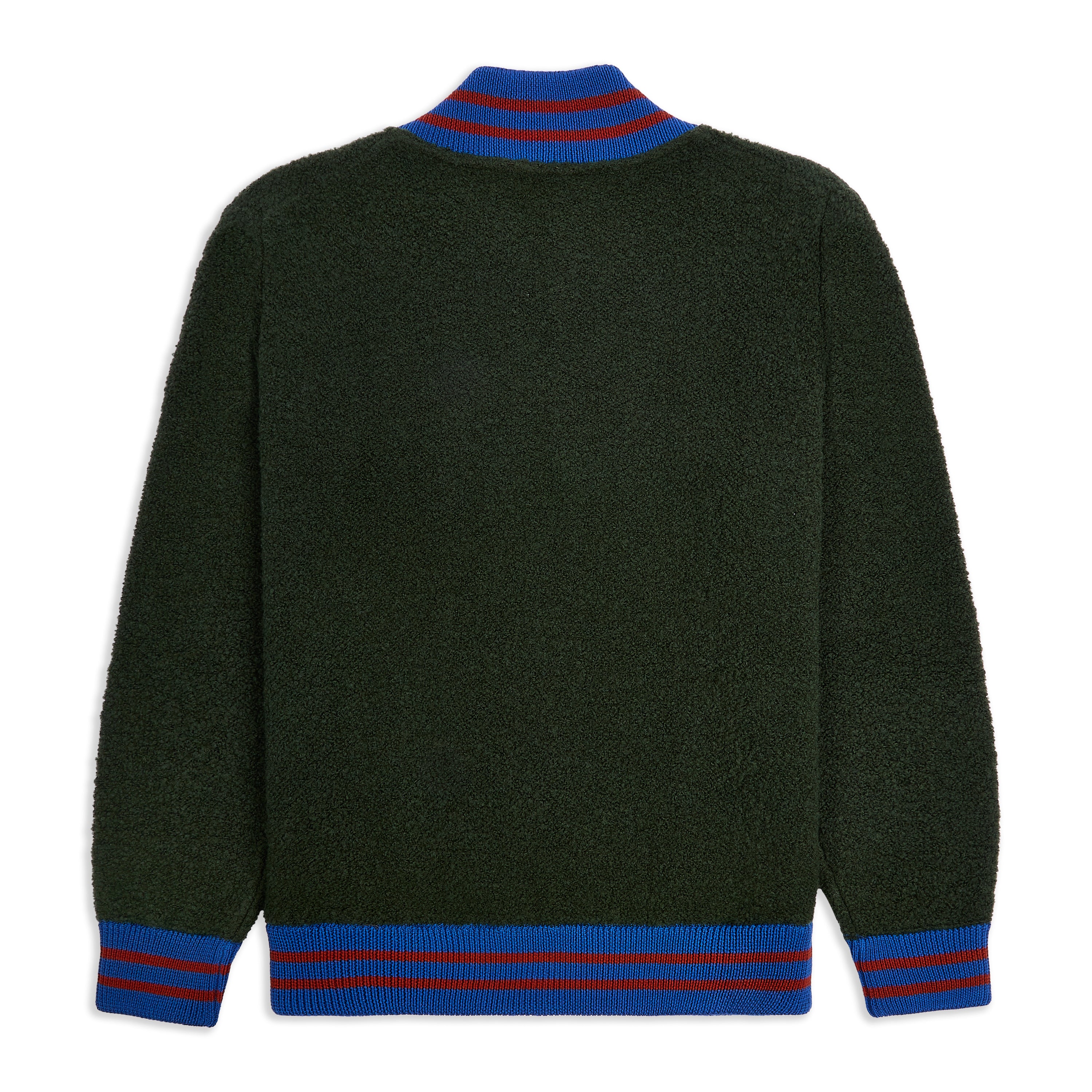 Gallia Lawson Varsity Cardigan Green/Blue