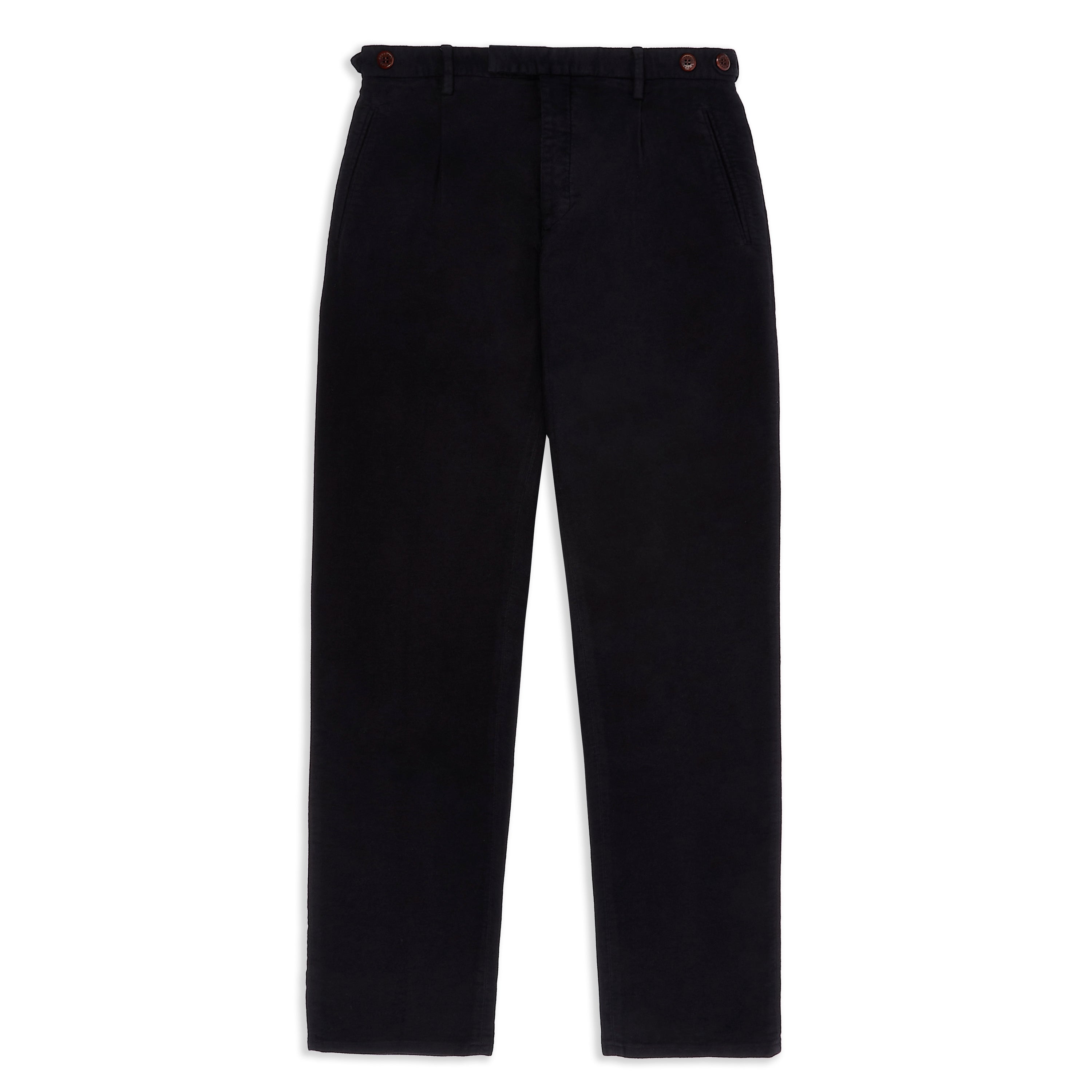 Burrows & Hare Trouser Moleskin Black
