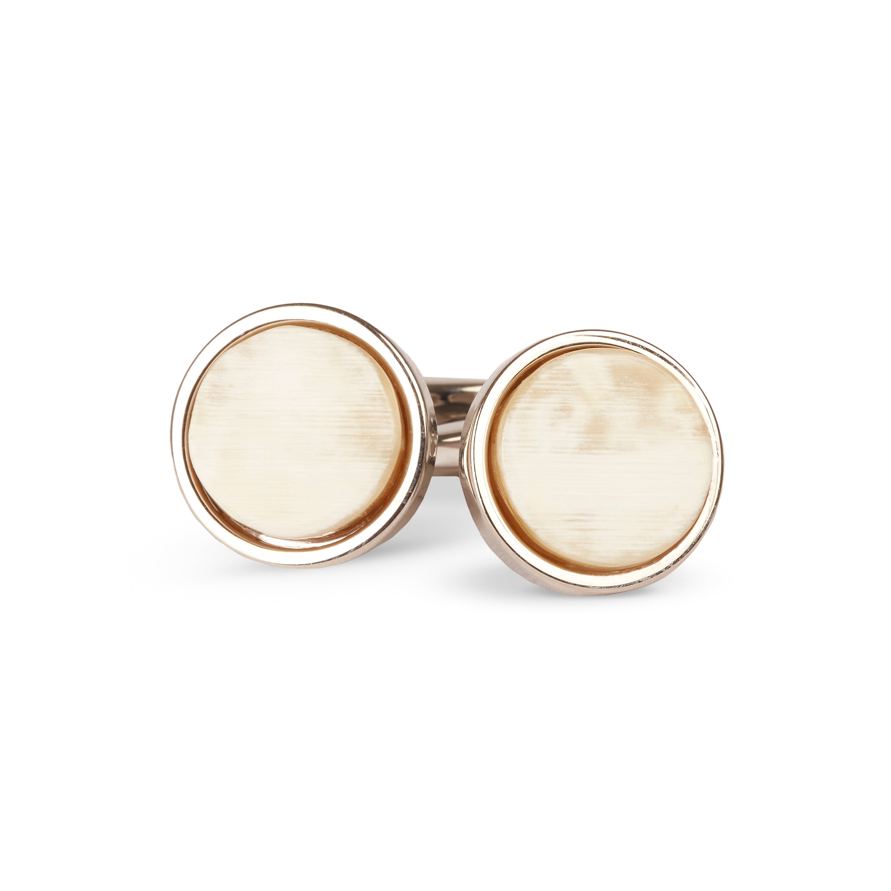 Horn Cufflinks - Round