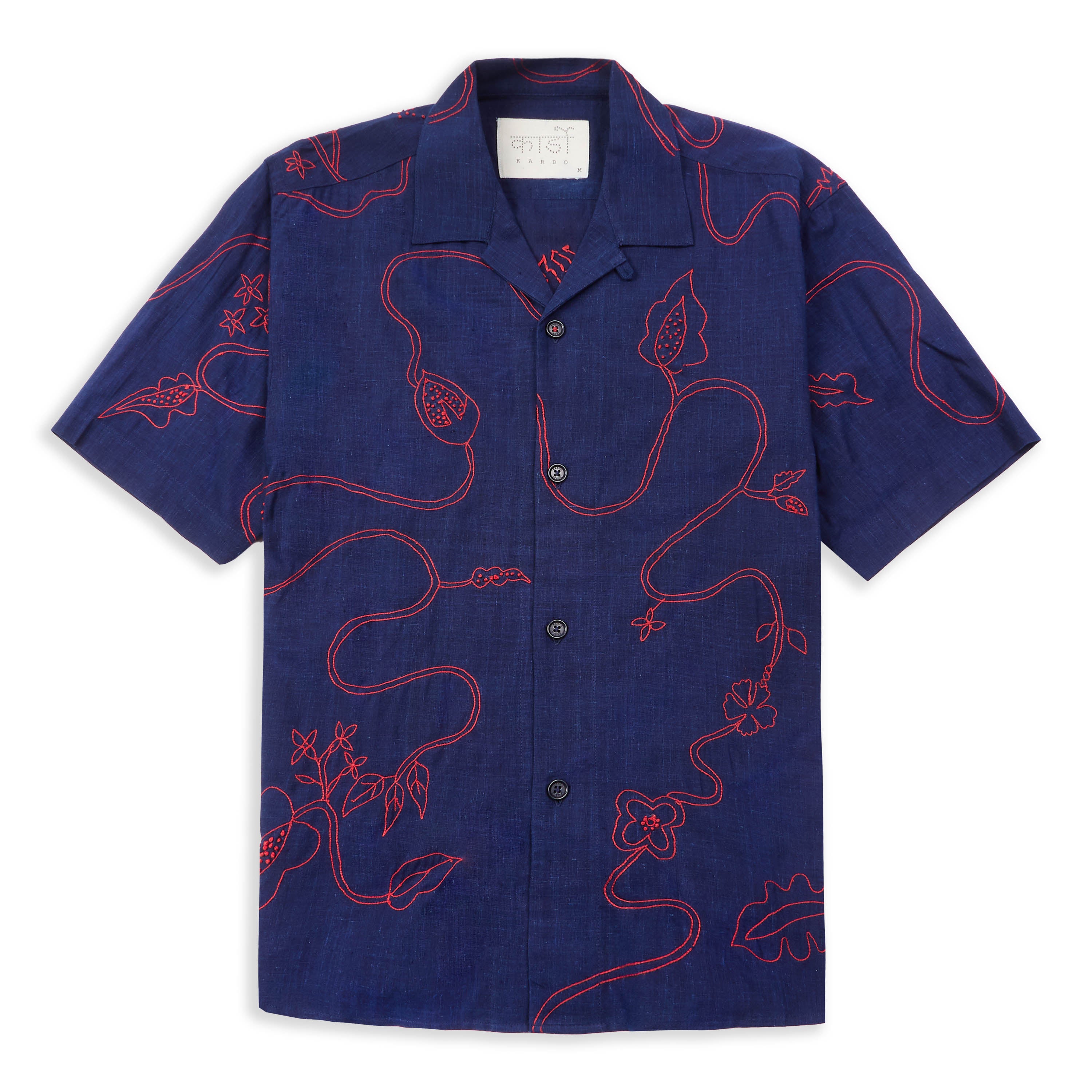 Kardo Ronen Short Sleeve Shirt - Indigo