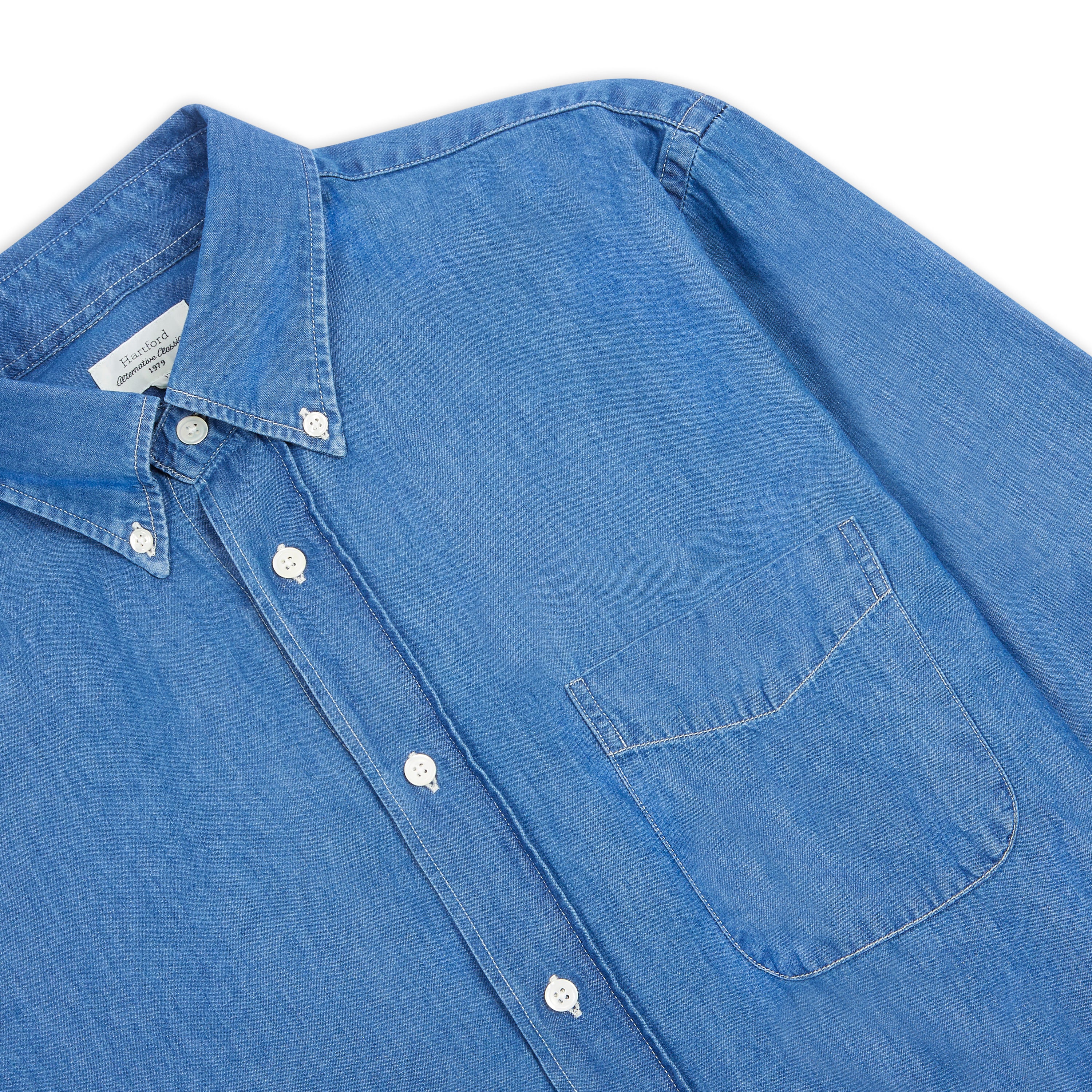 Pitt Cotton Shirt - Indigo