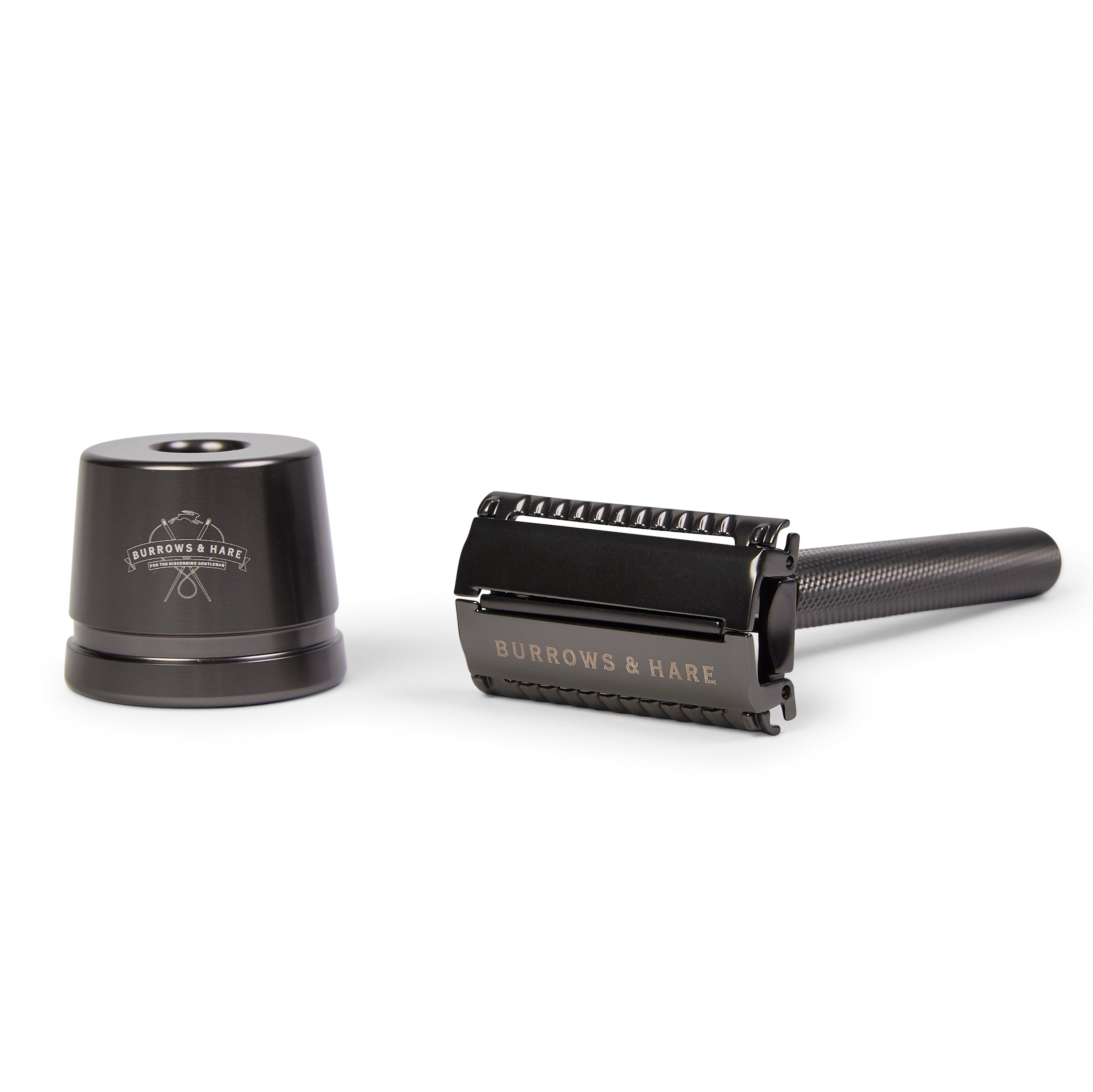  Safety Razor & Stand - Grey