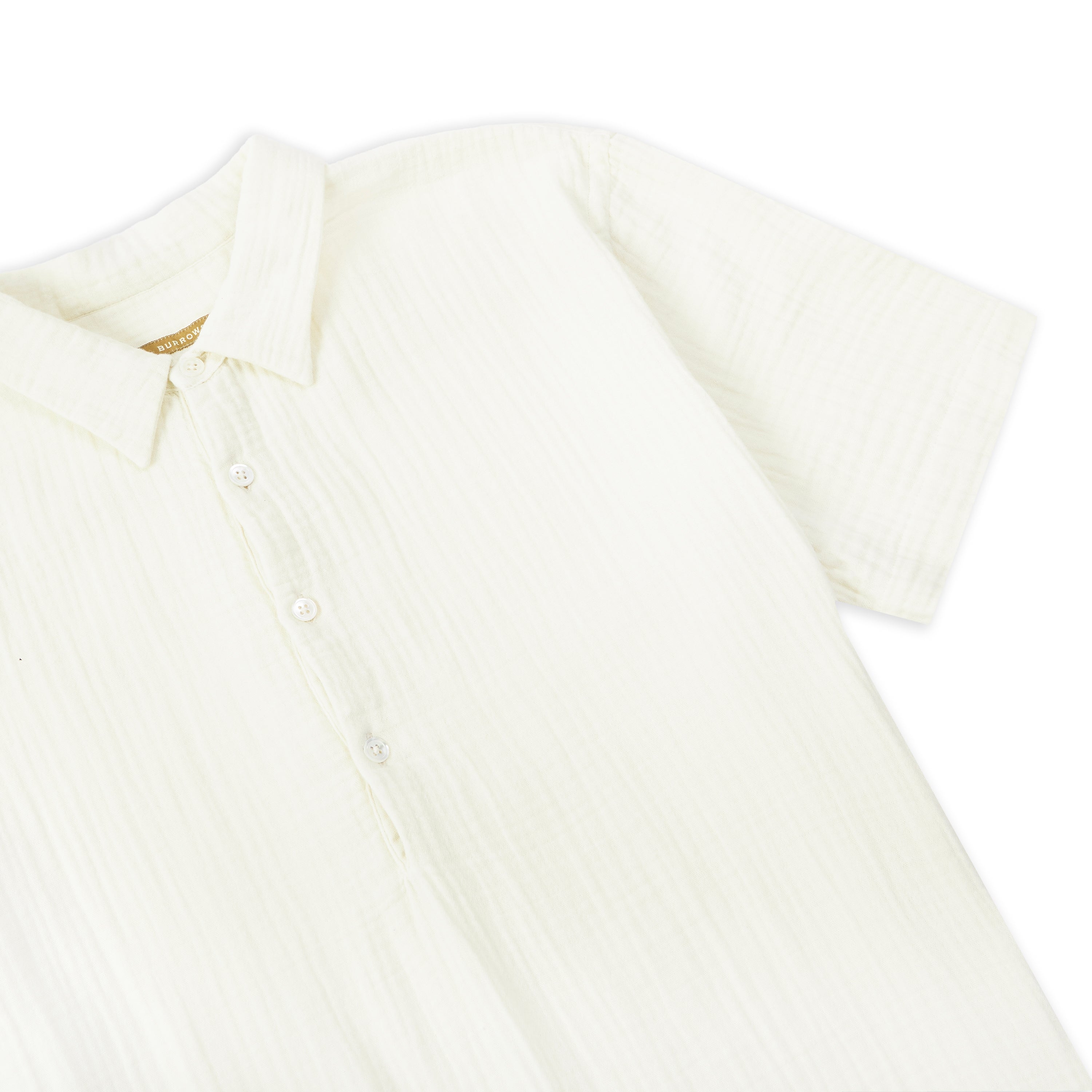 Short Sleeve Morton Shirt - Cream