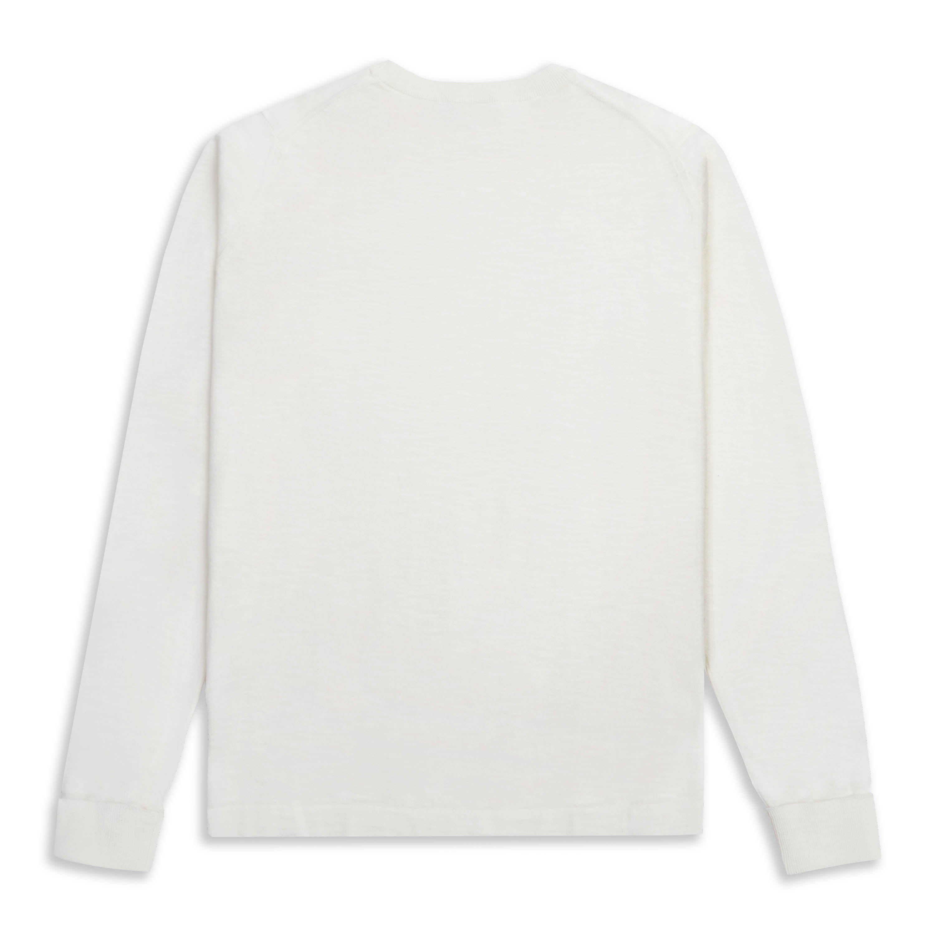 Ash Crew Neck Knitted Sweater - White