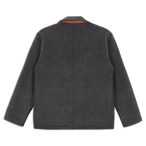 Burrows & Hare Wool Workwear Jacket - Grey