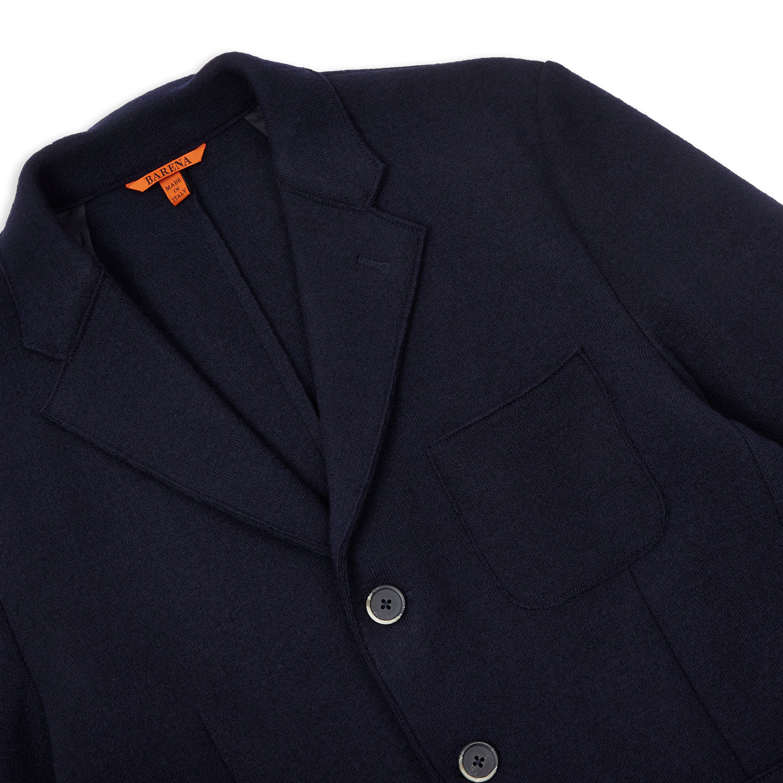 Barena Slanega Lanoso Jacket - Navy