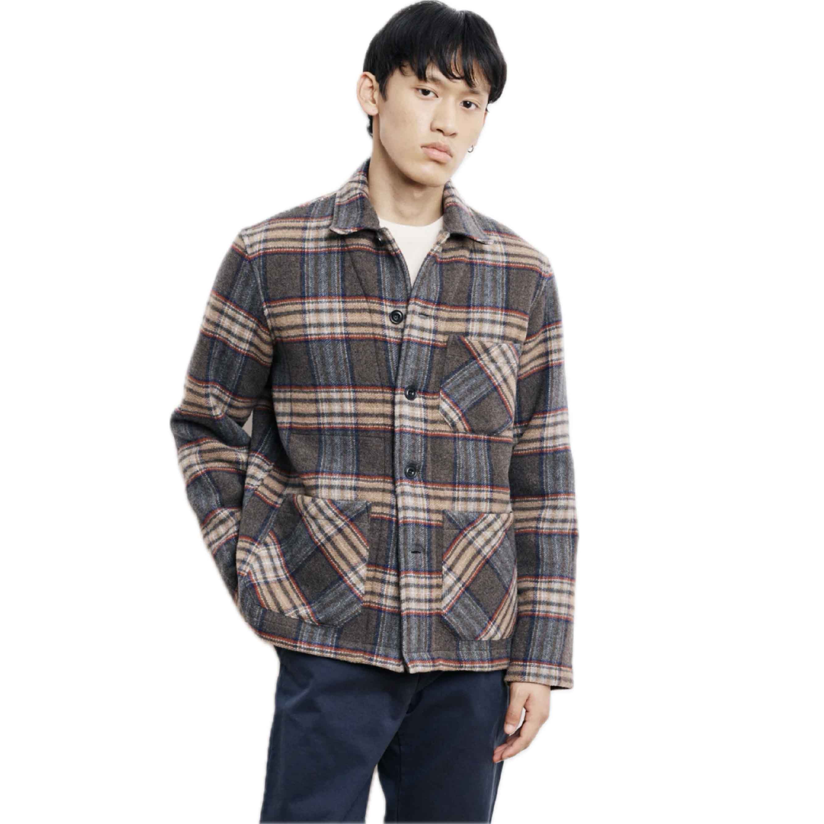 Dave Men Woven Jacket - Mushroom
