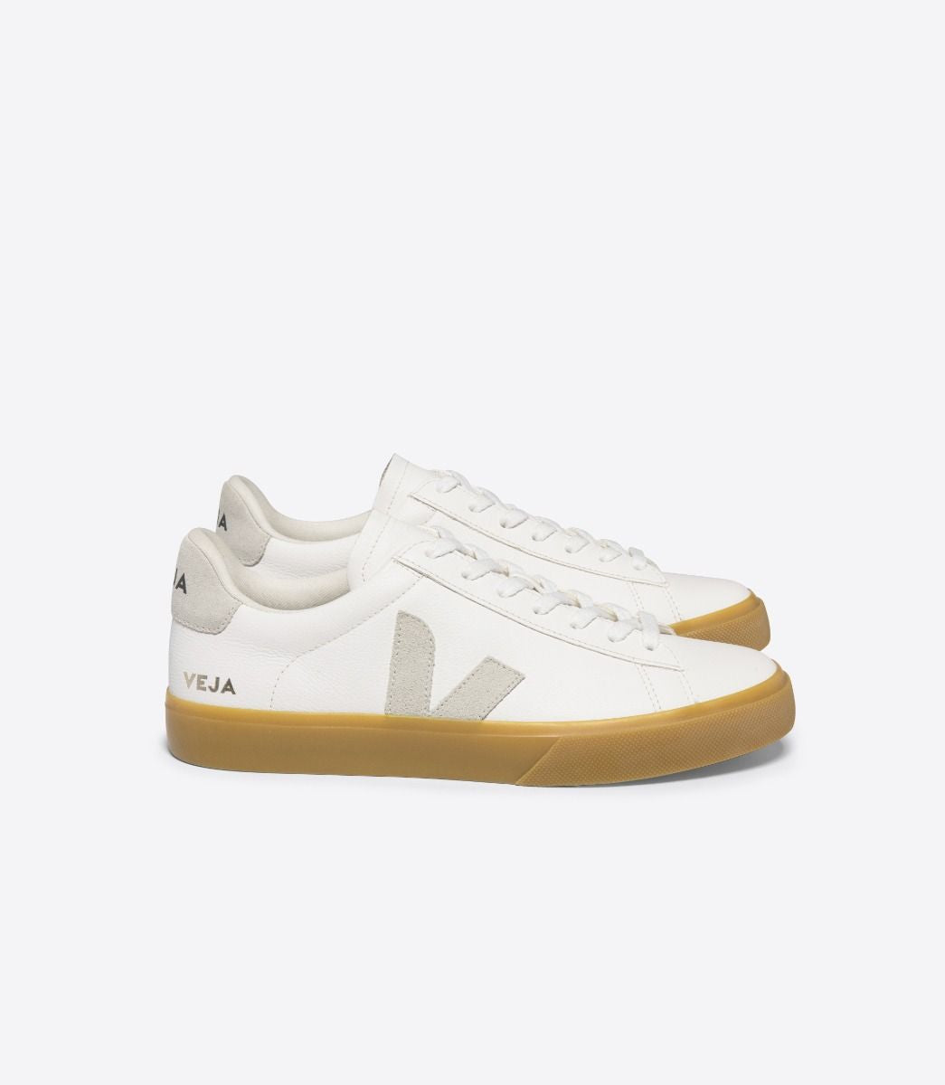 Men's Leather Trainer - White Natural