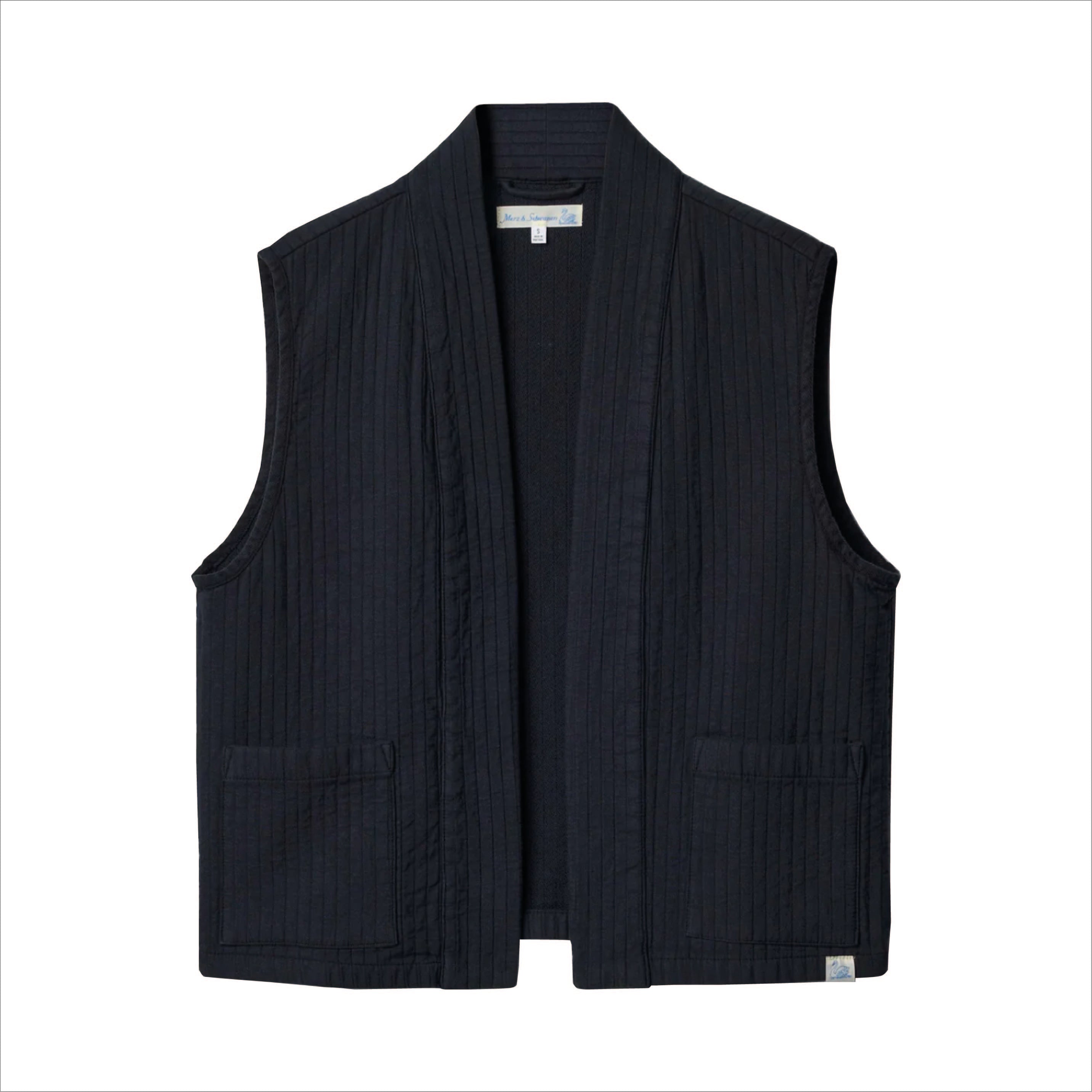 Padded Cotton Women's Vest - Charcoal