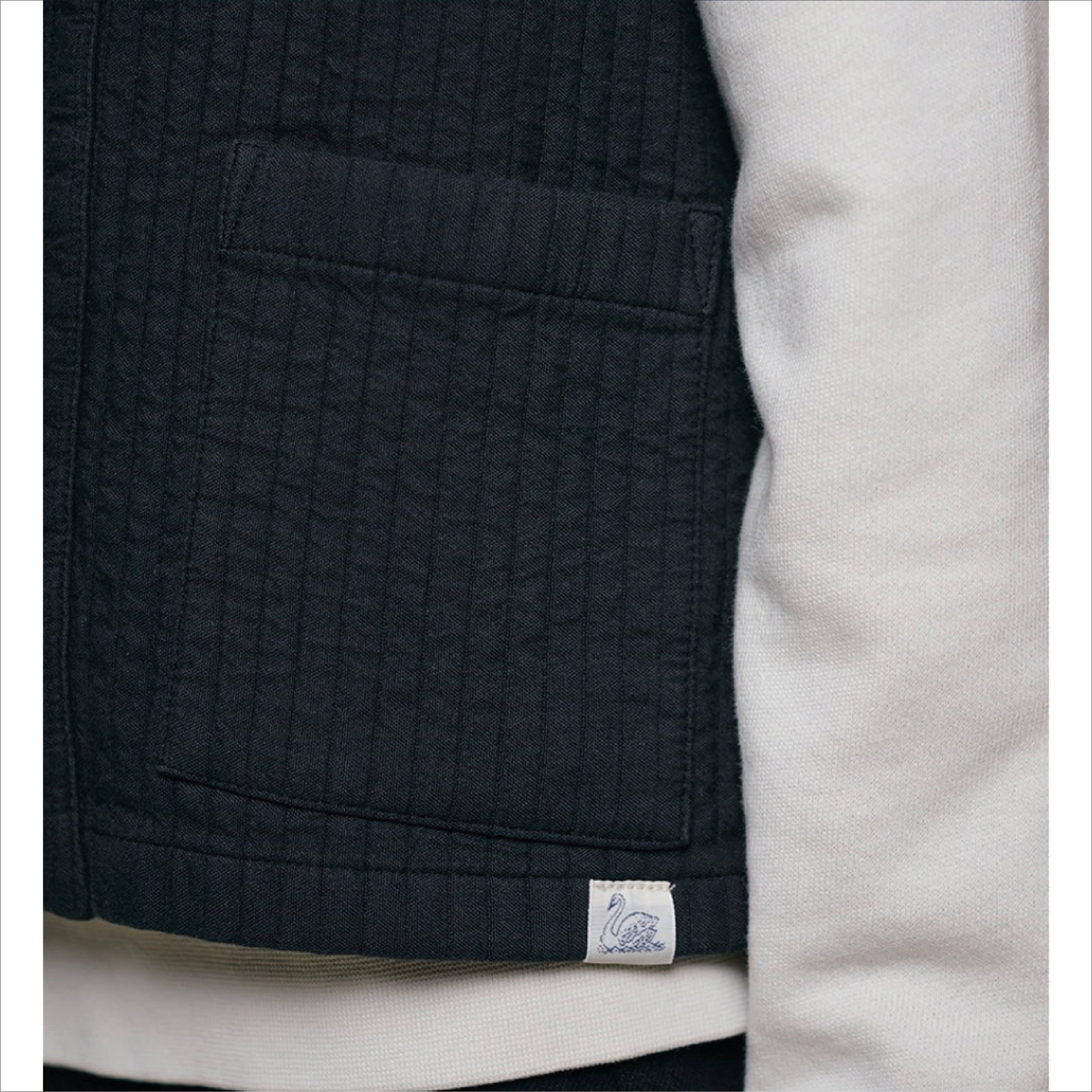 Padded Cotton Women's Vest - Charcoal