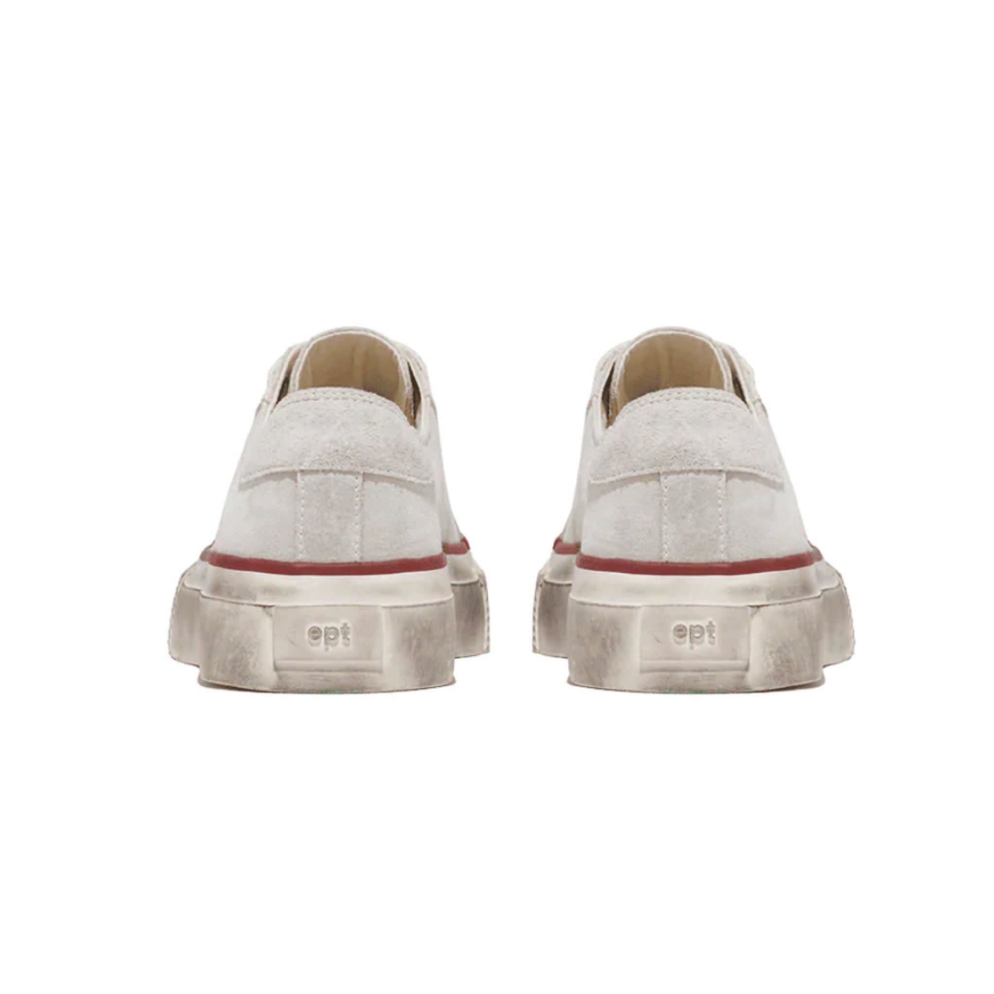 Dive Vintage by East Pacific Trade in Cream/Red — sole detail