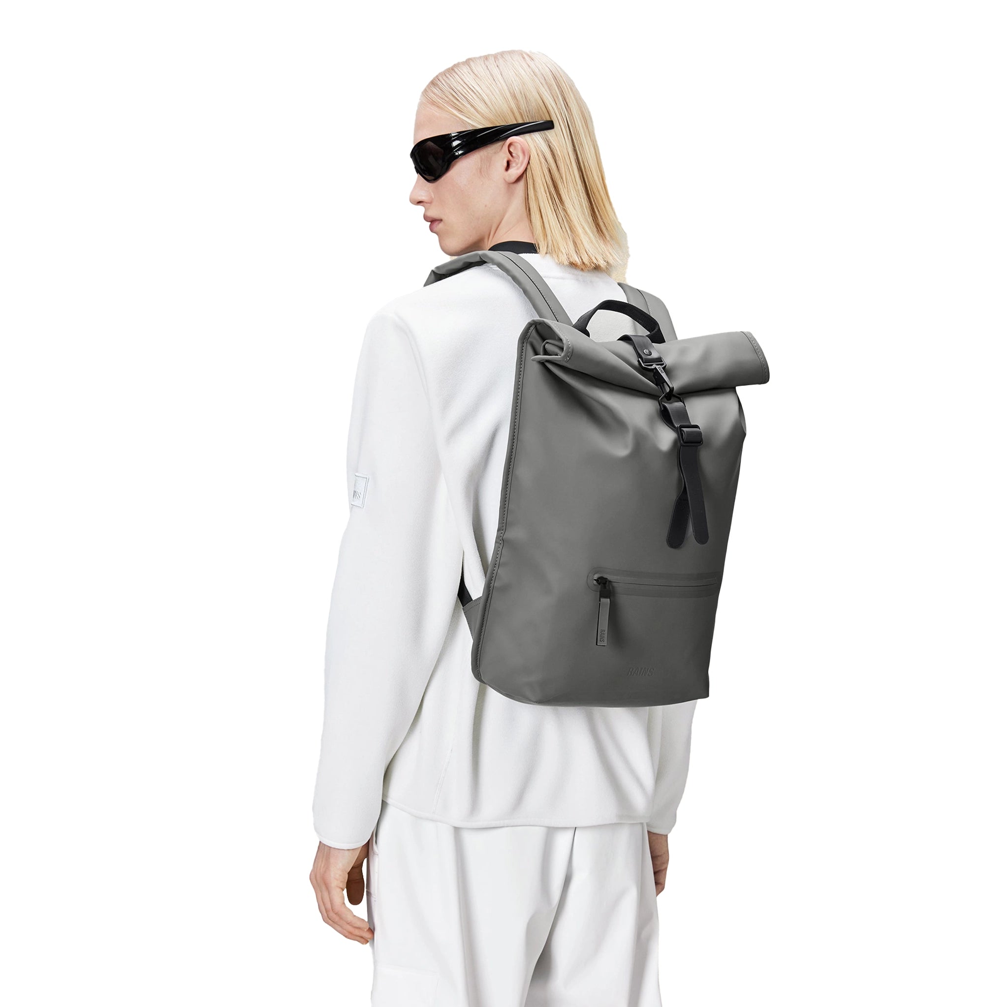 Rains Rolltop Rucksack - Grey