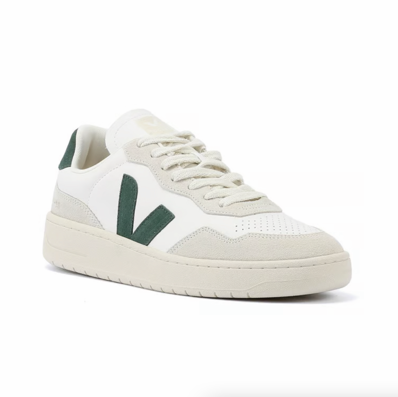 V-90 Leather Trainer - White Cyprus